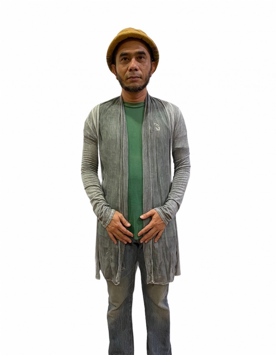 Cardigan - Silk Cotton Shawl Cardigan Made in Italy - 2