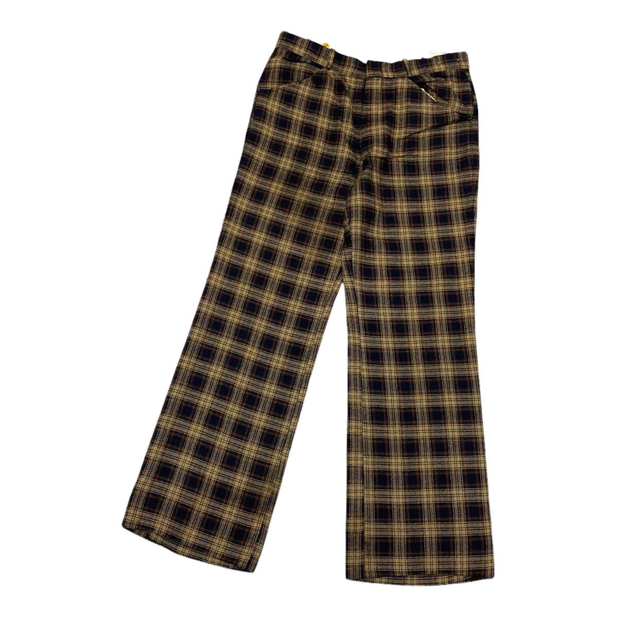 Archival Clothing - 🔥FARAH AW1998 CHECKED PLAID WOOL PANTS MADE IN ITALY - 5