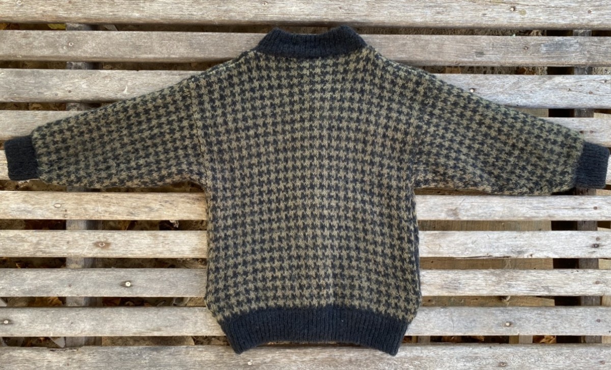 Avant Garde - Garnet Brown Mohair Wool Blend Sweater Cardigan by Lacoty - 6
