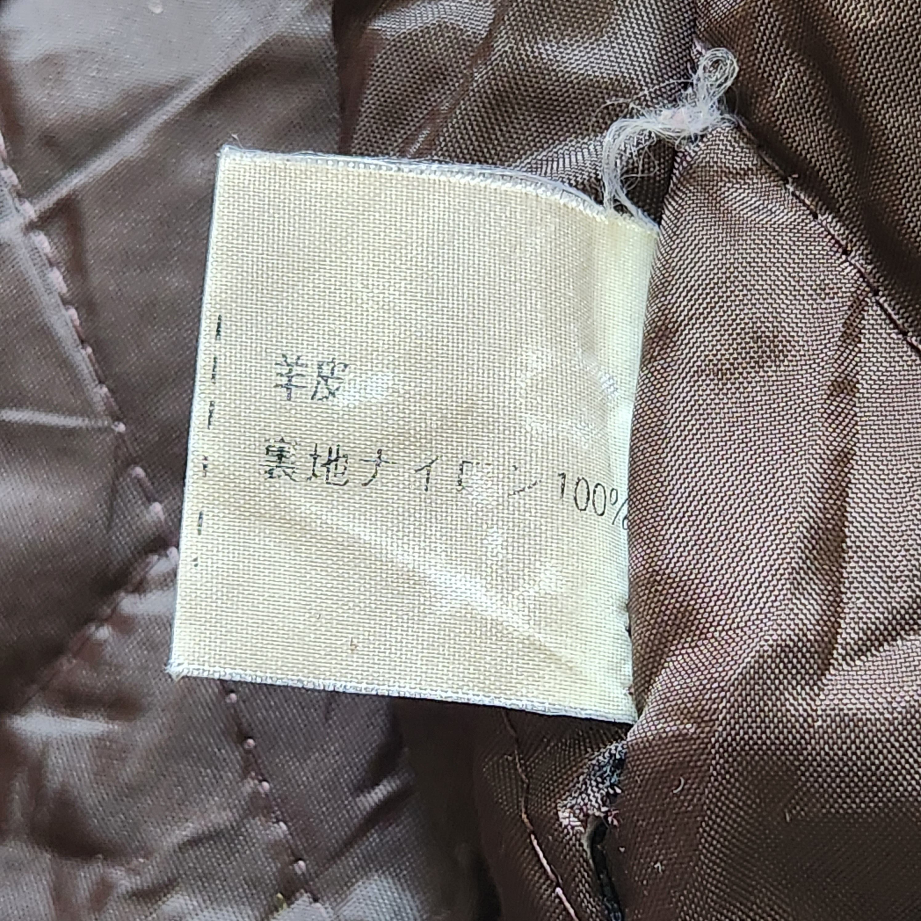 Grails Vintage Patches Genuine Leather Fur Jacket - 3