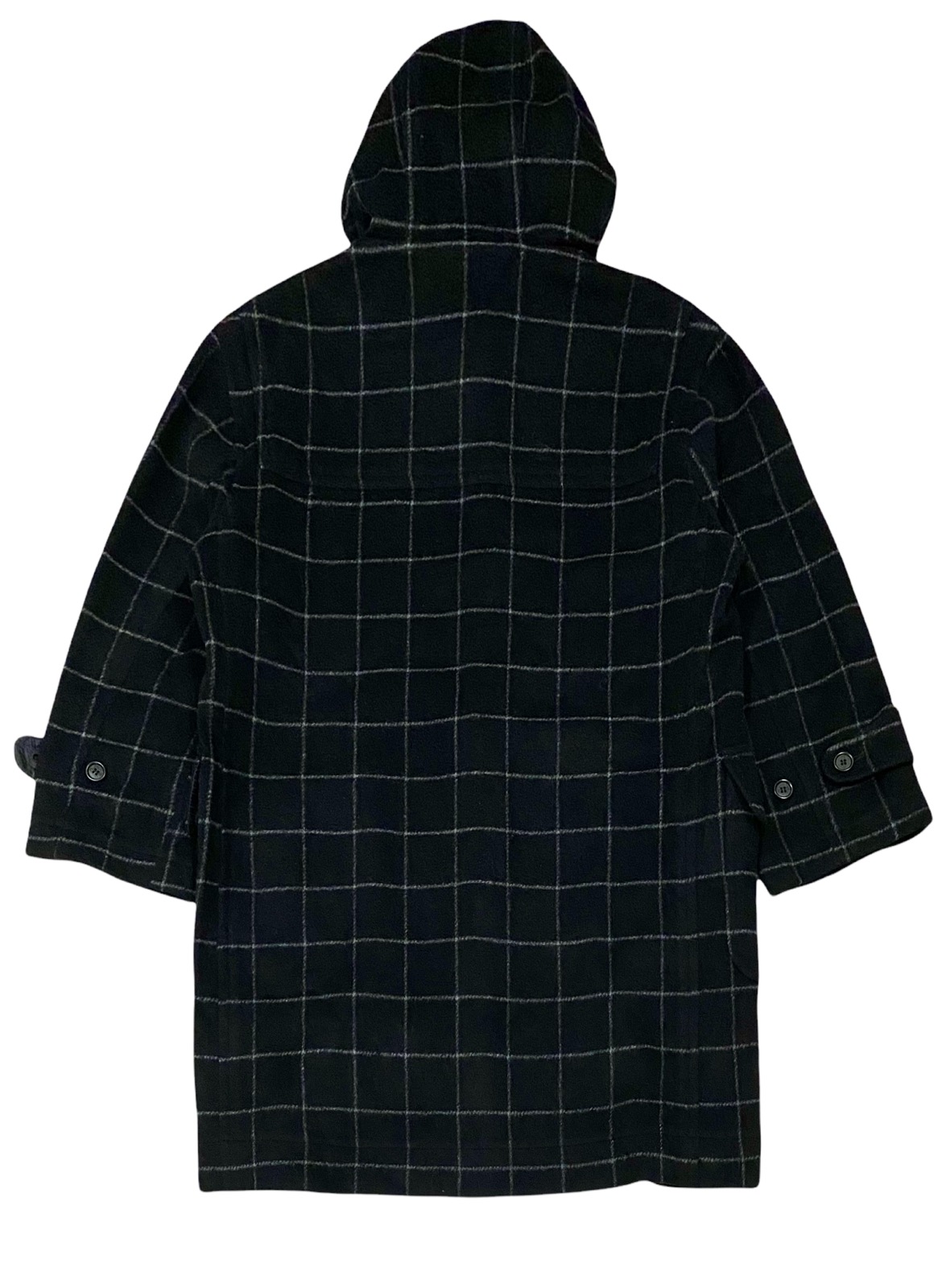 VINTAGE PAUL SMITH LONDON WOOL DUFFLE CHECK COATS UNISEX - 4