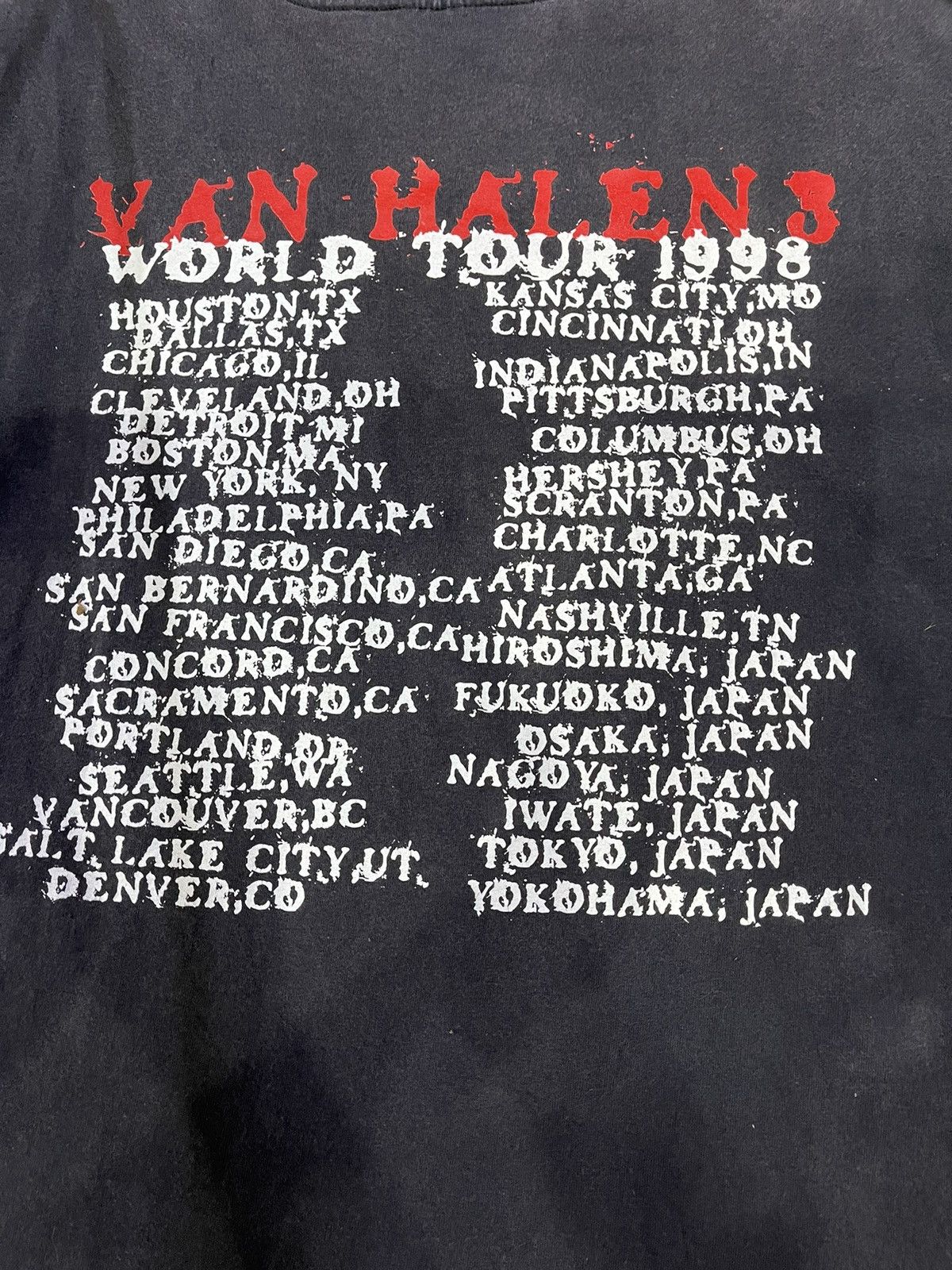 Vintage Van Halen 1998 Tour Tee - 7