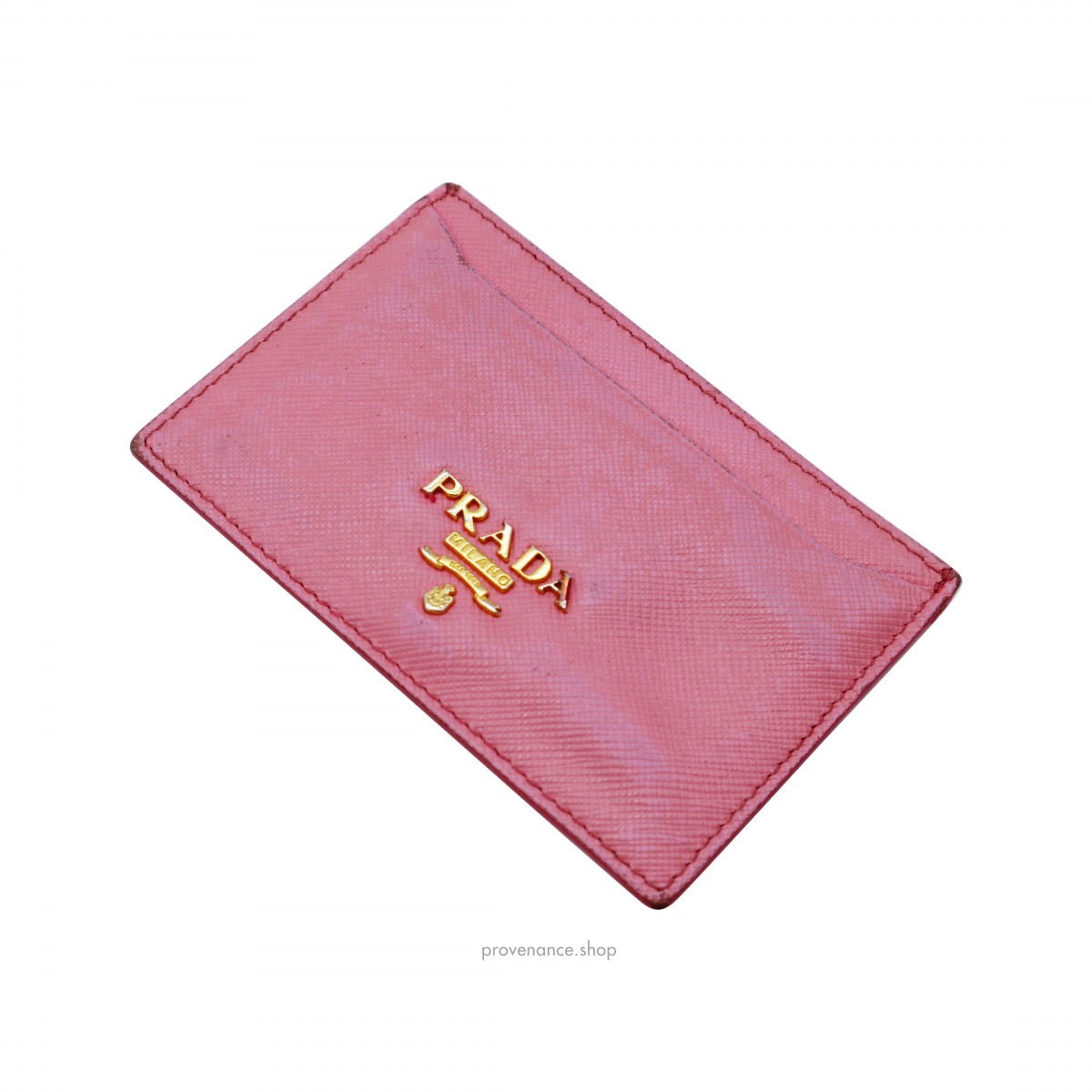 Prada Cardholder Wallet - Pink Saffiano Leather - 4