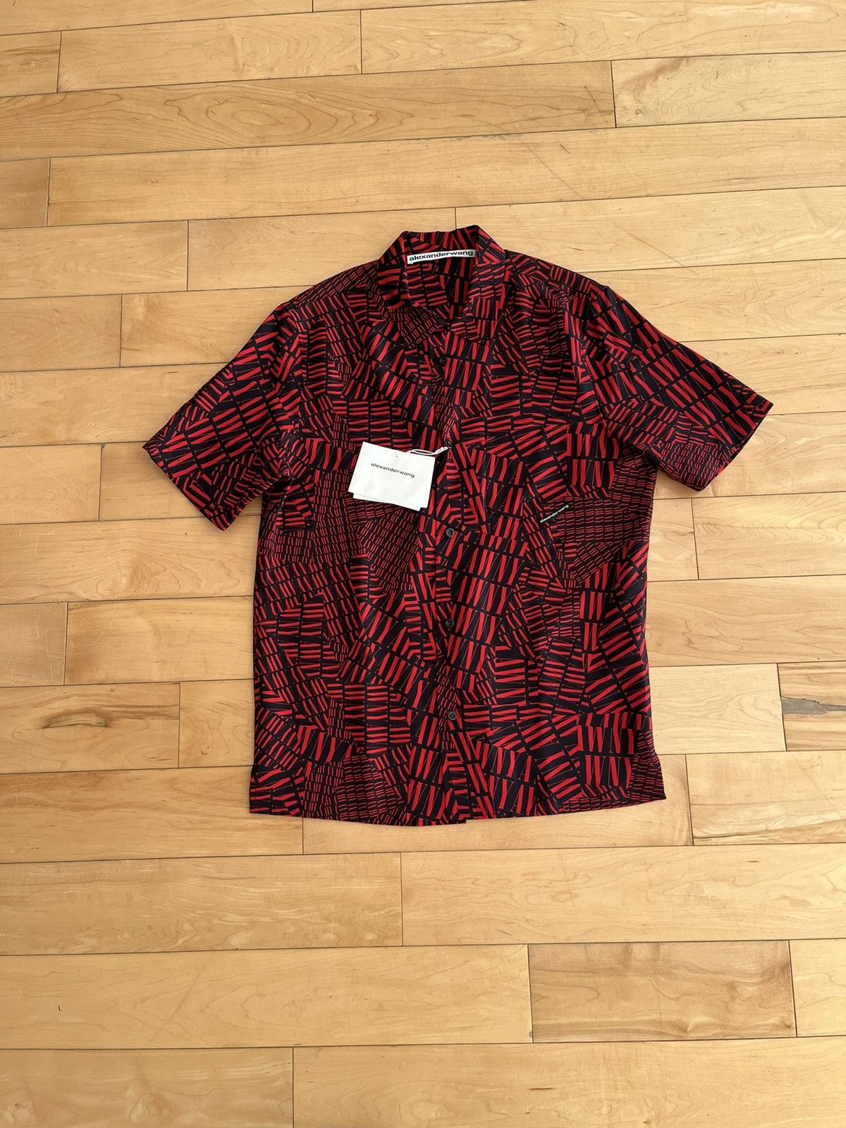 NWT - Alexander Wang All Over Print Silk Shirt - 1