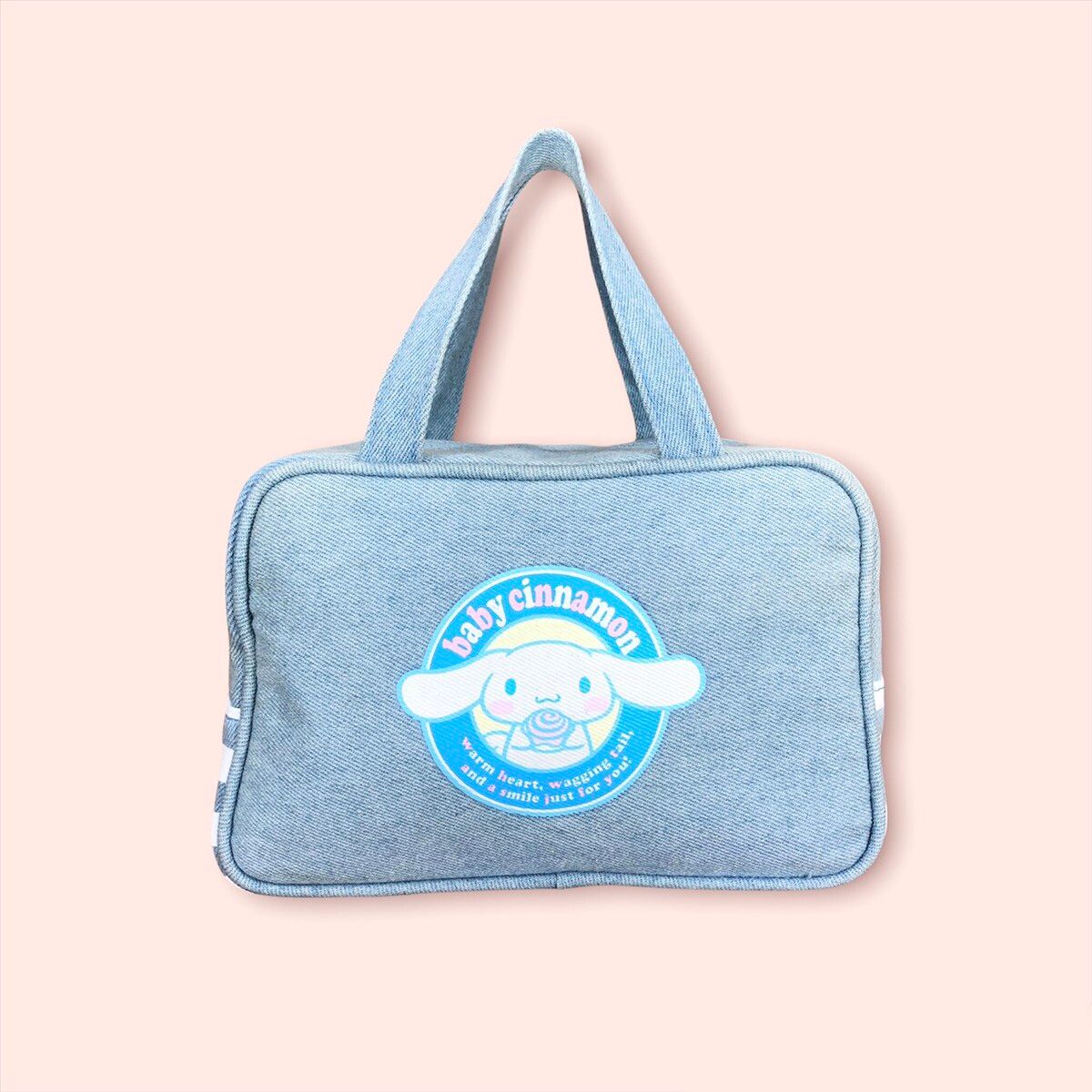 Japanese Brand - Cinnamoroll Baby Hello Kitty Denim Bag - 1
