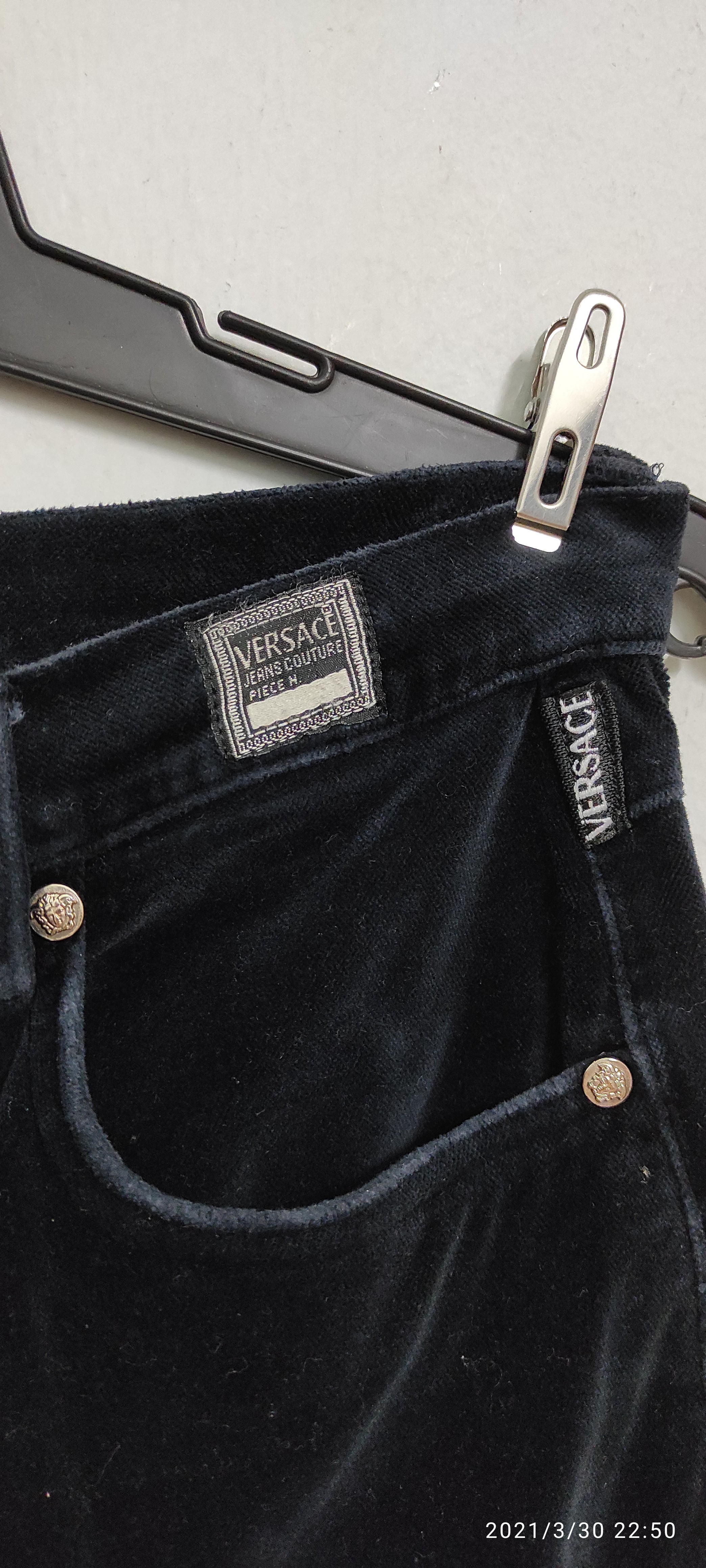 Archive VERSACE JEANS COUTURE Velvet Jeans - 8