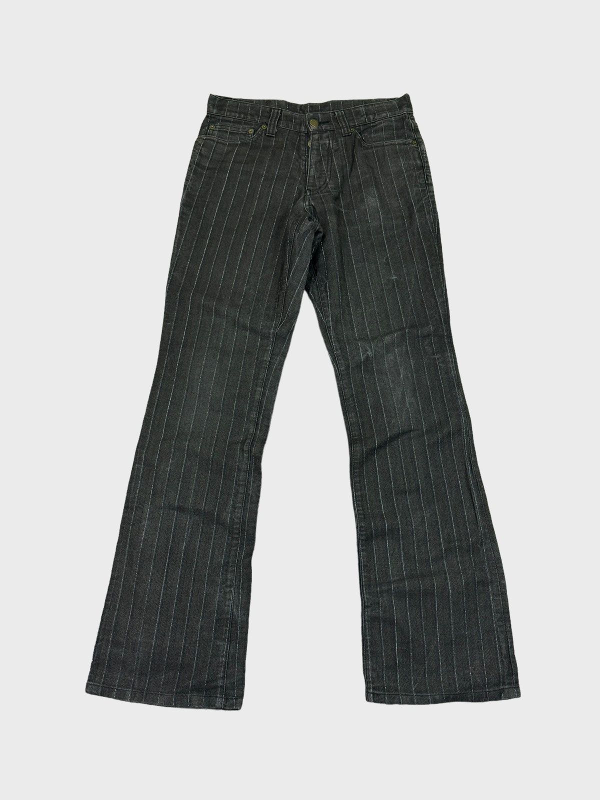 Avant Garde - FLARED TORNADO MART STRIPED BOOTCUT DENIM - 1