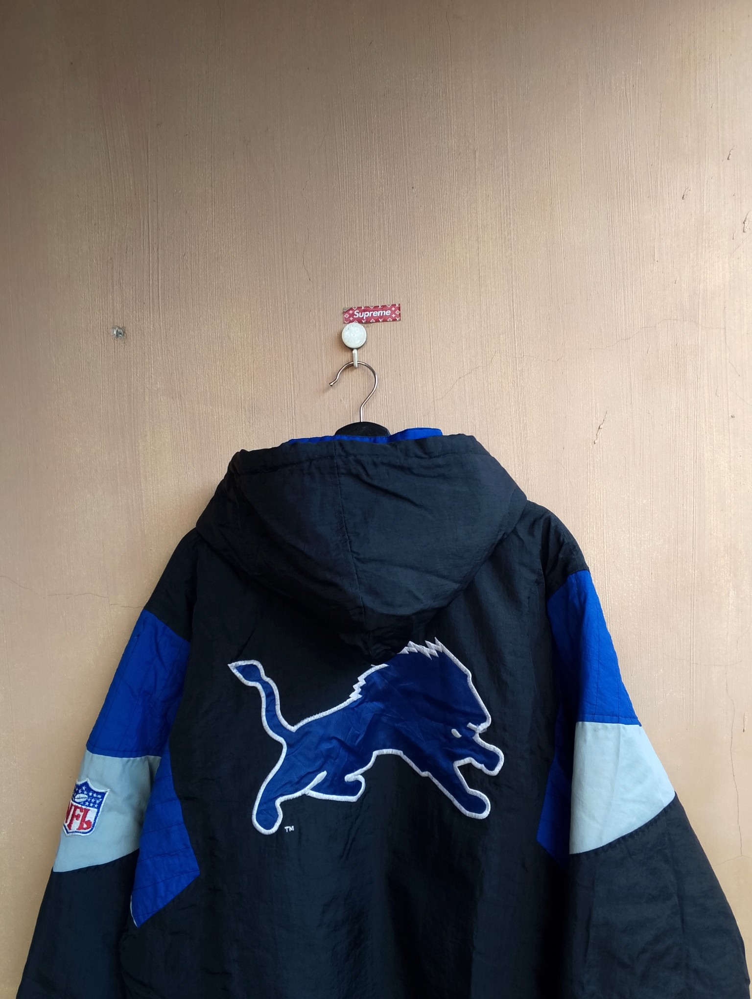90s Vintage Detroit Lions Starter Anorak jacket - 12