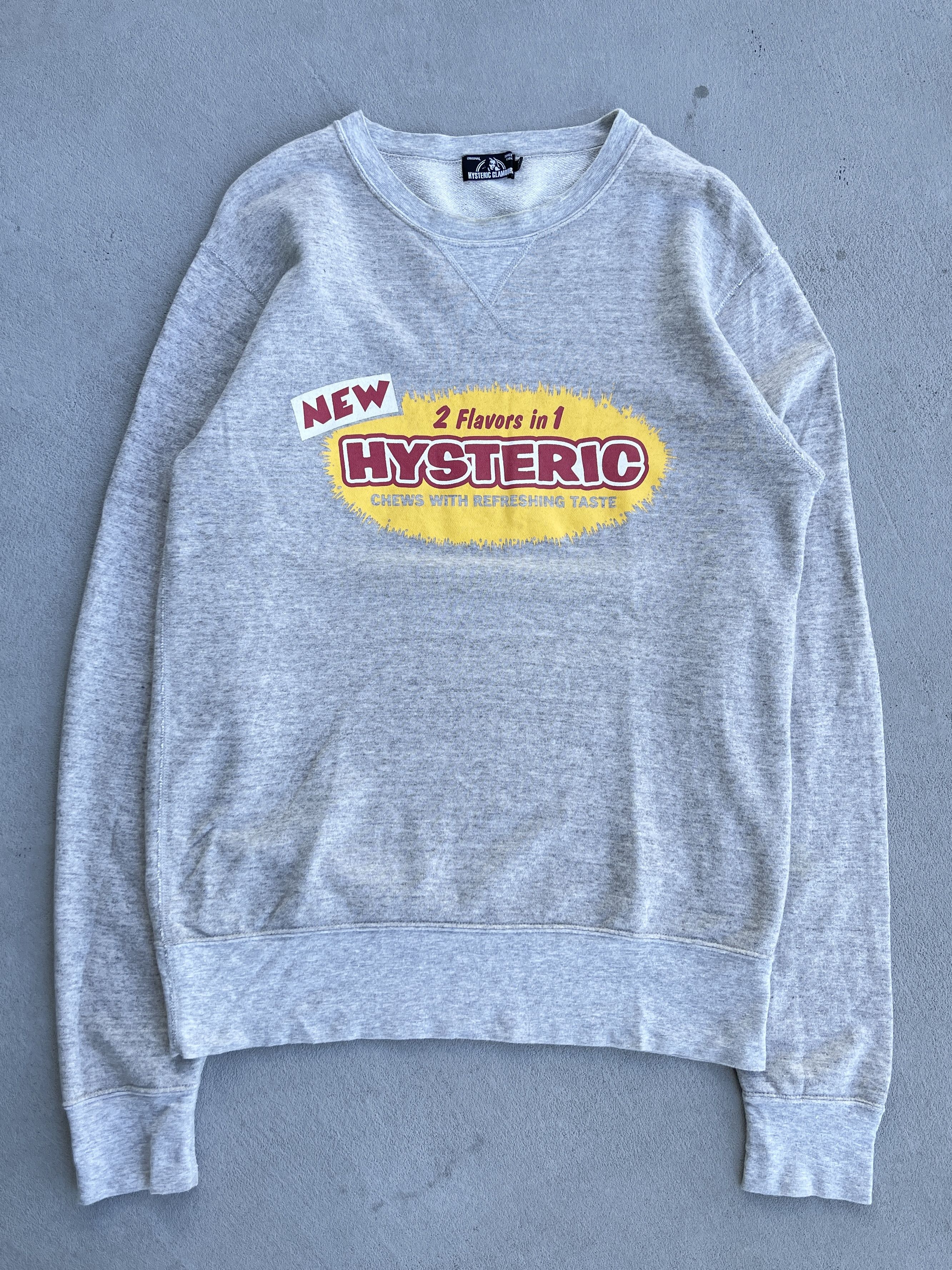 STEAL! 2010s Hysteric Glamour Chewing Gum Logo Sweatshirt - 1