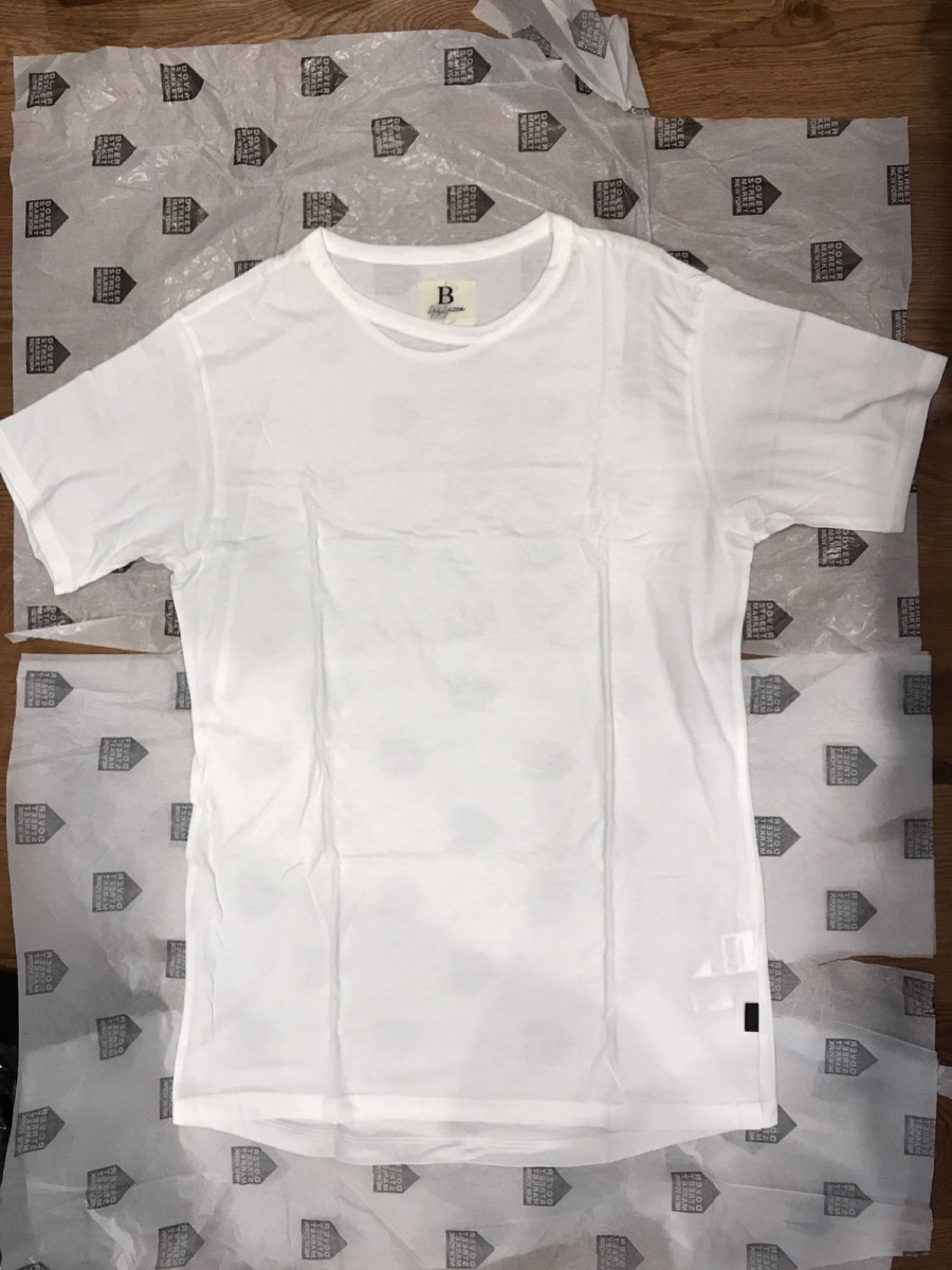 White B Collar T-shirt - 1