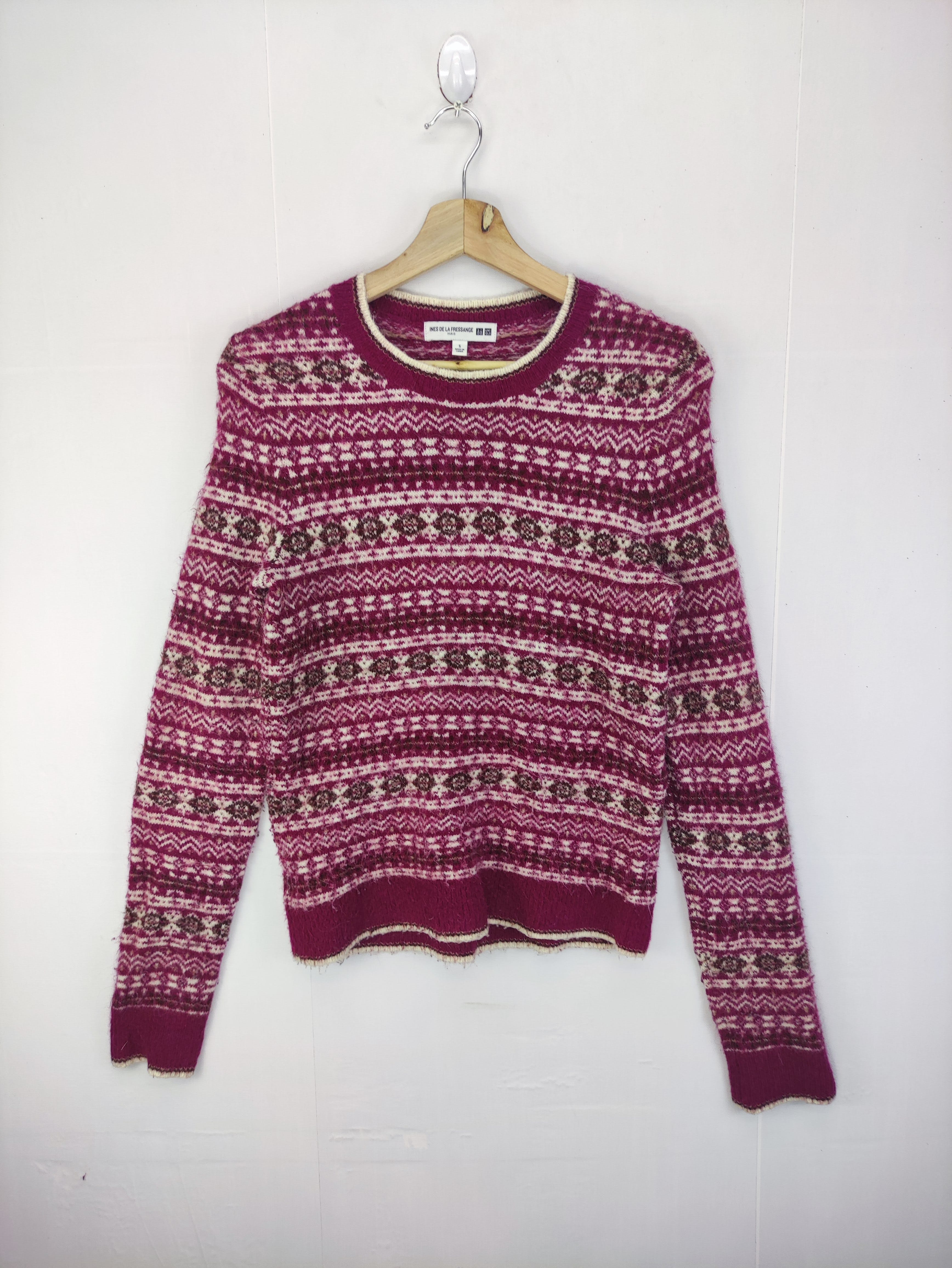 Vintage Ines De LA Fressange Uniqlo Wool Sweater - 1