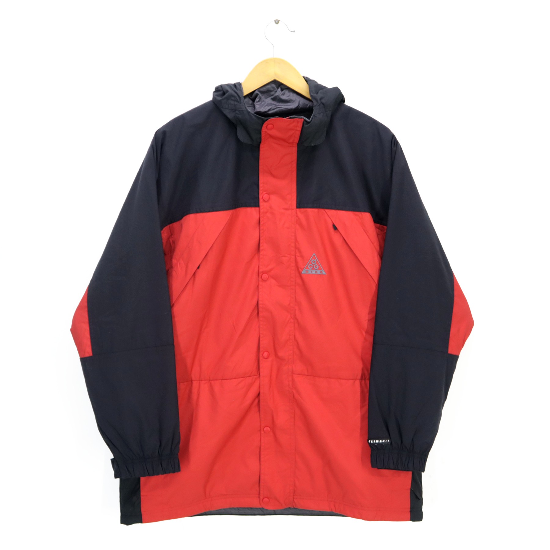 Nike ACG Vintage 90s NIKE ACG Clima FIT Outdoor Winter Coat Parka Color Block Jacket Size Medium happenplace REVERSIBLE