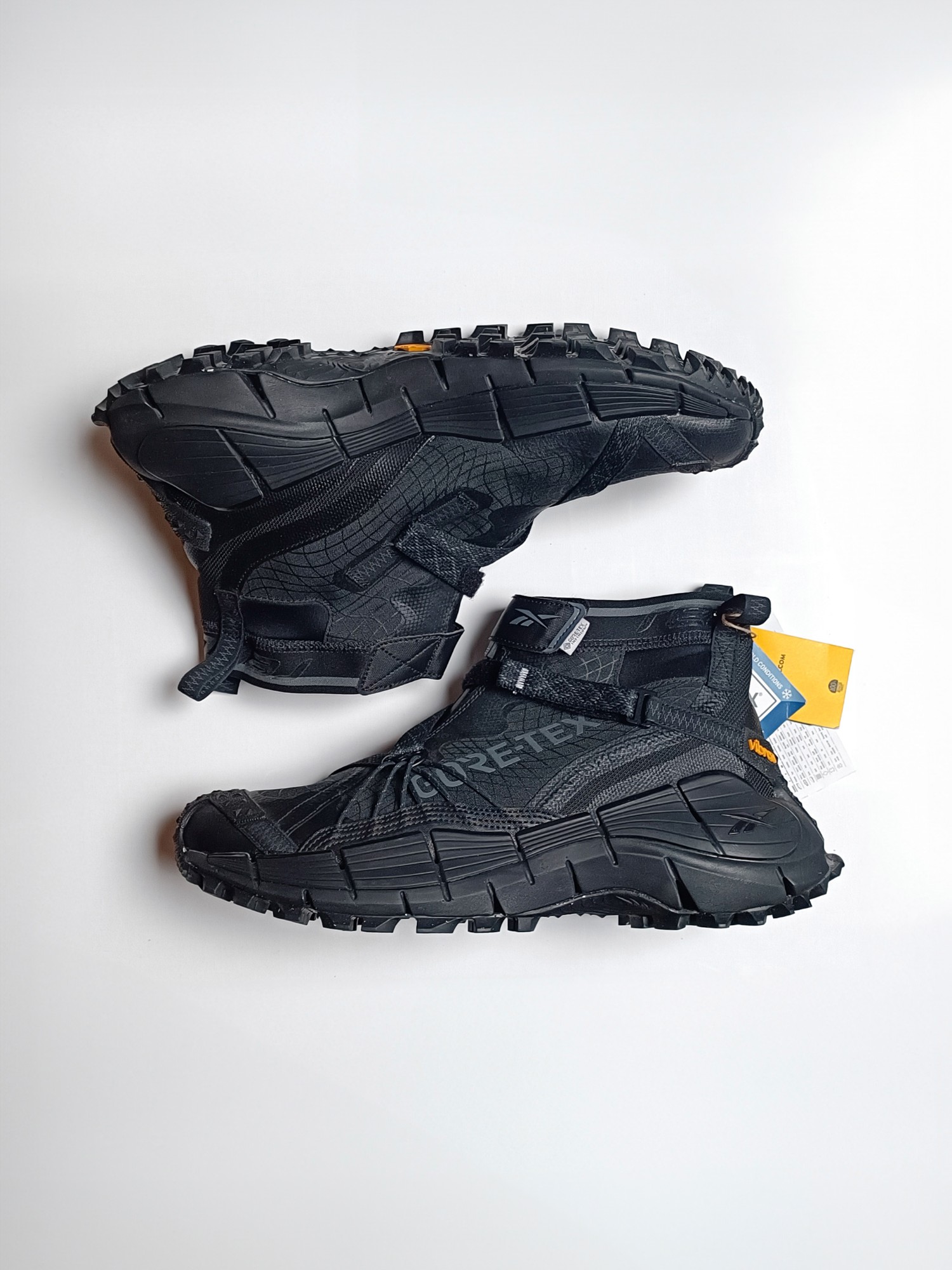Reebok Zig Kinetica II Edge GORE-TEX 'Black' Techwear Sneakers - 1
