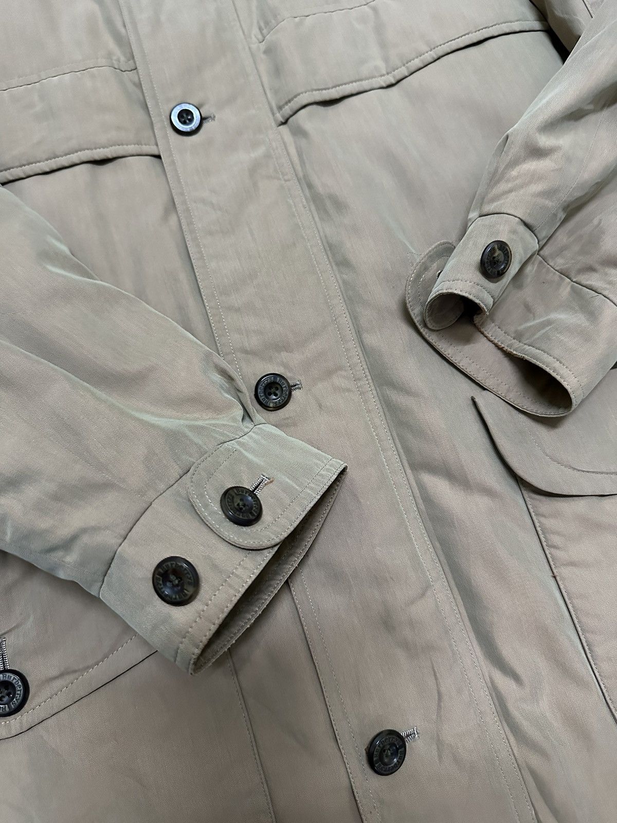Vintage Burberry Parka Jacket Design Double Pocket Design - 8