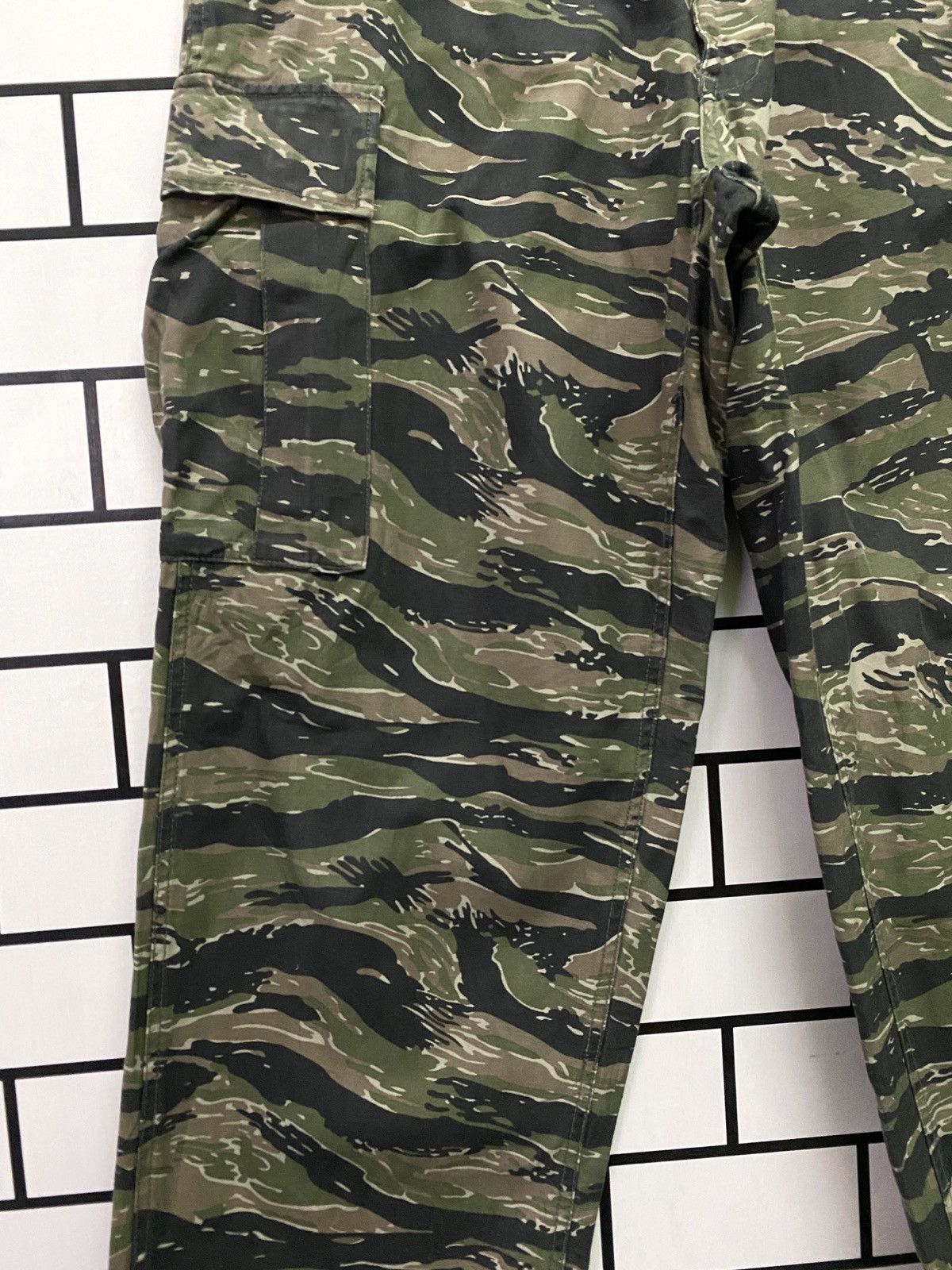 Vintage - Vtg Army Cab Clothing Camo Military Tactical Cargo Pants - 6