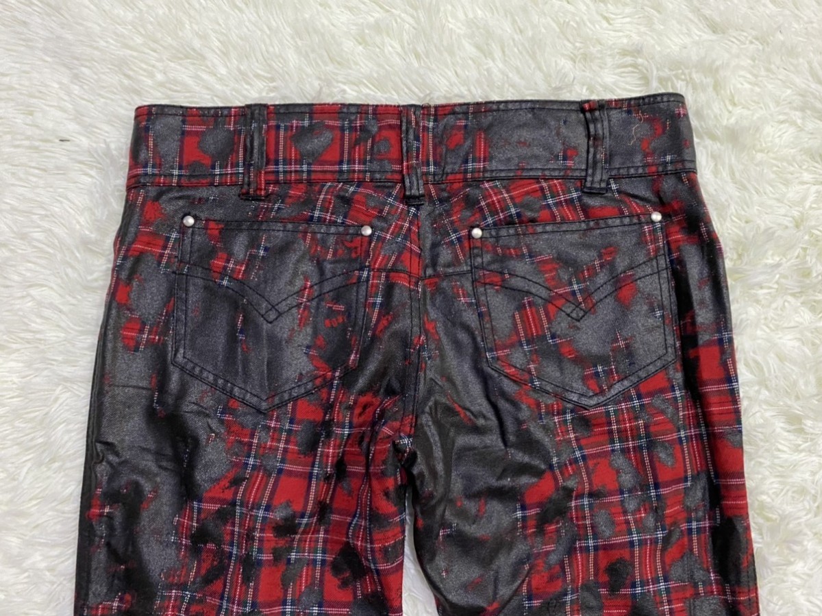 Custom Made - Algonquins Paint Painting Flare Pants - 6