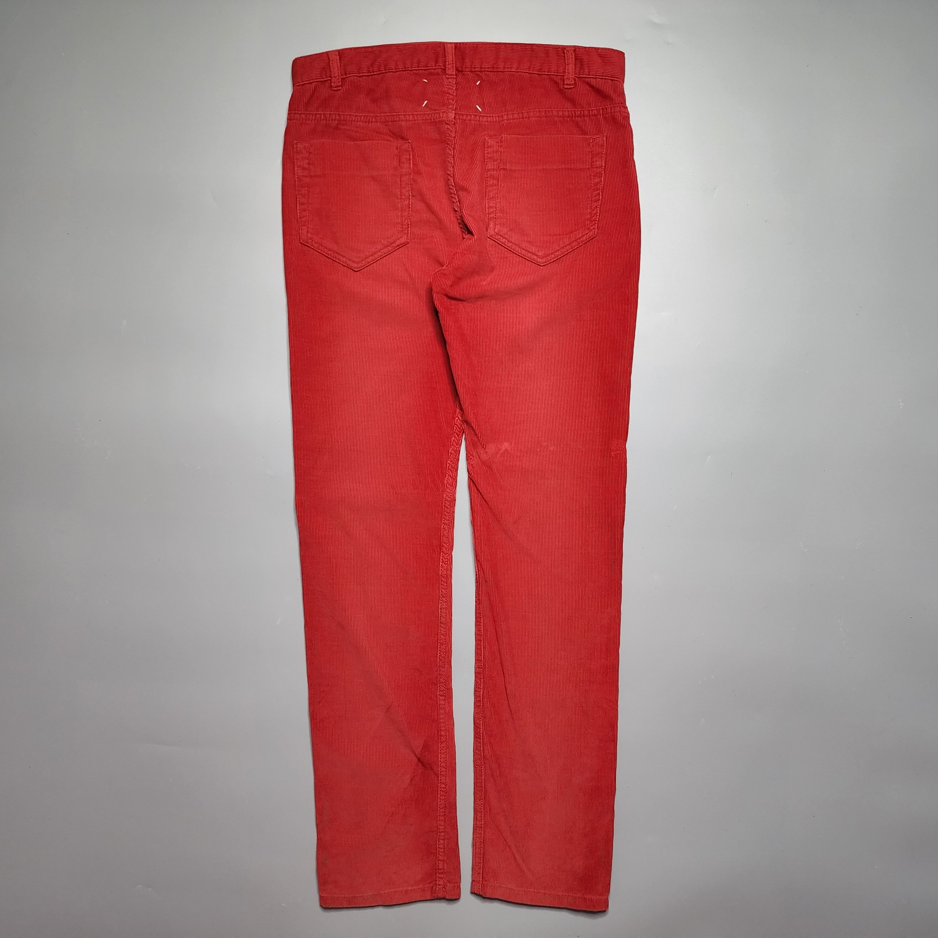 Maison Margiela Line 10 - AW13 Red Corduroy Trousers - 2