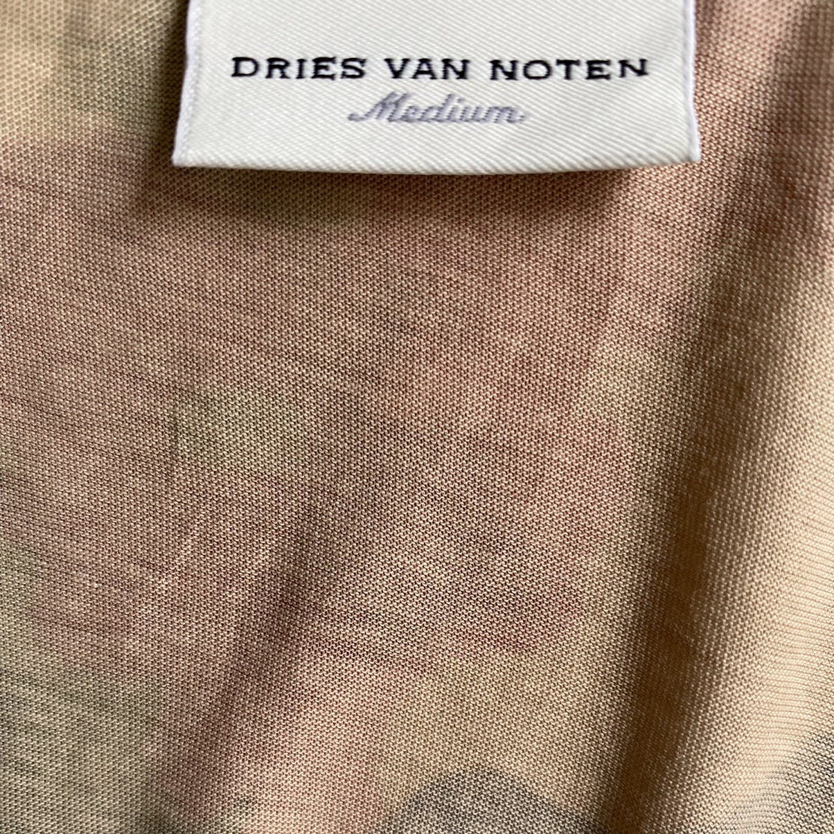 Dries Van Noten Swiss Camo V Neck t shirt - 3