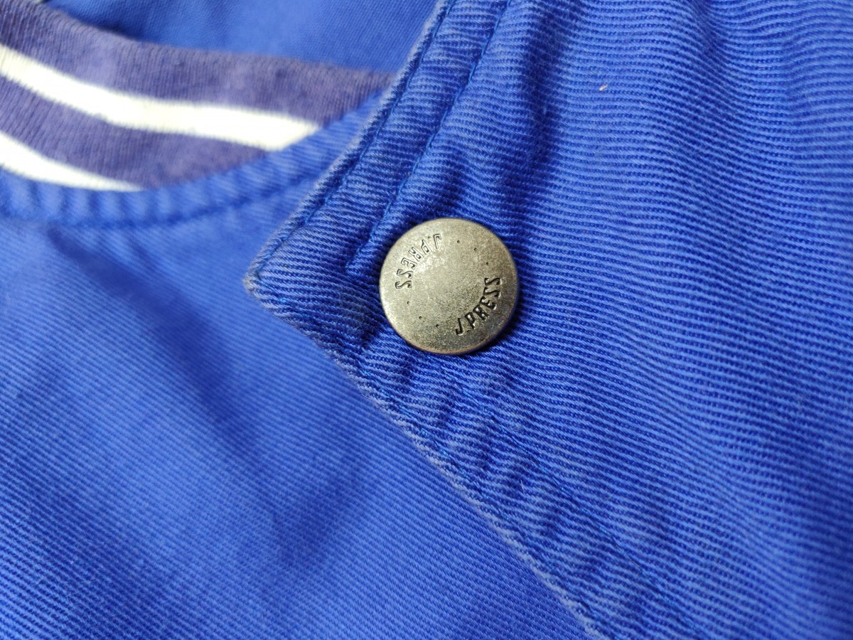 J. Press - Blue Varsity Bomber Jacket Outerwear Sweater - 5