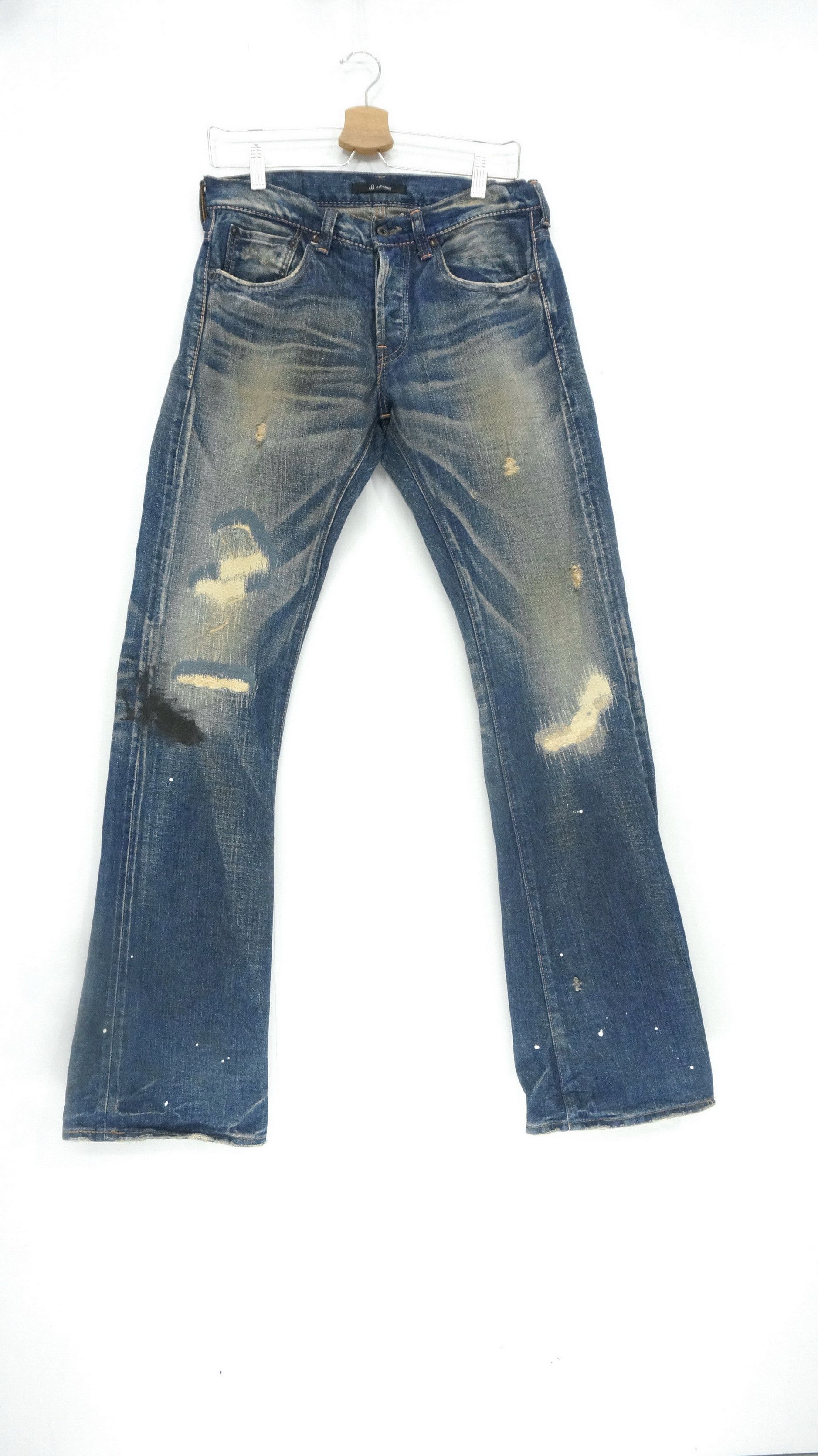 🔴JOHN BULL🔴 Mudwash Distressed Selvedge Vintage Jeans - 1