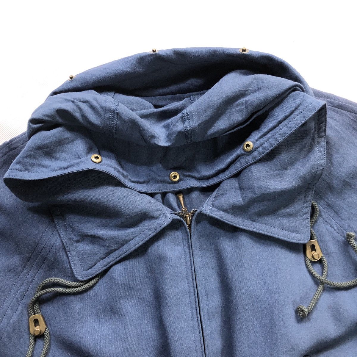 Vintage Christian Dior Monsieur Rayon Bomber Hooded Jacket - 10