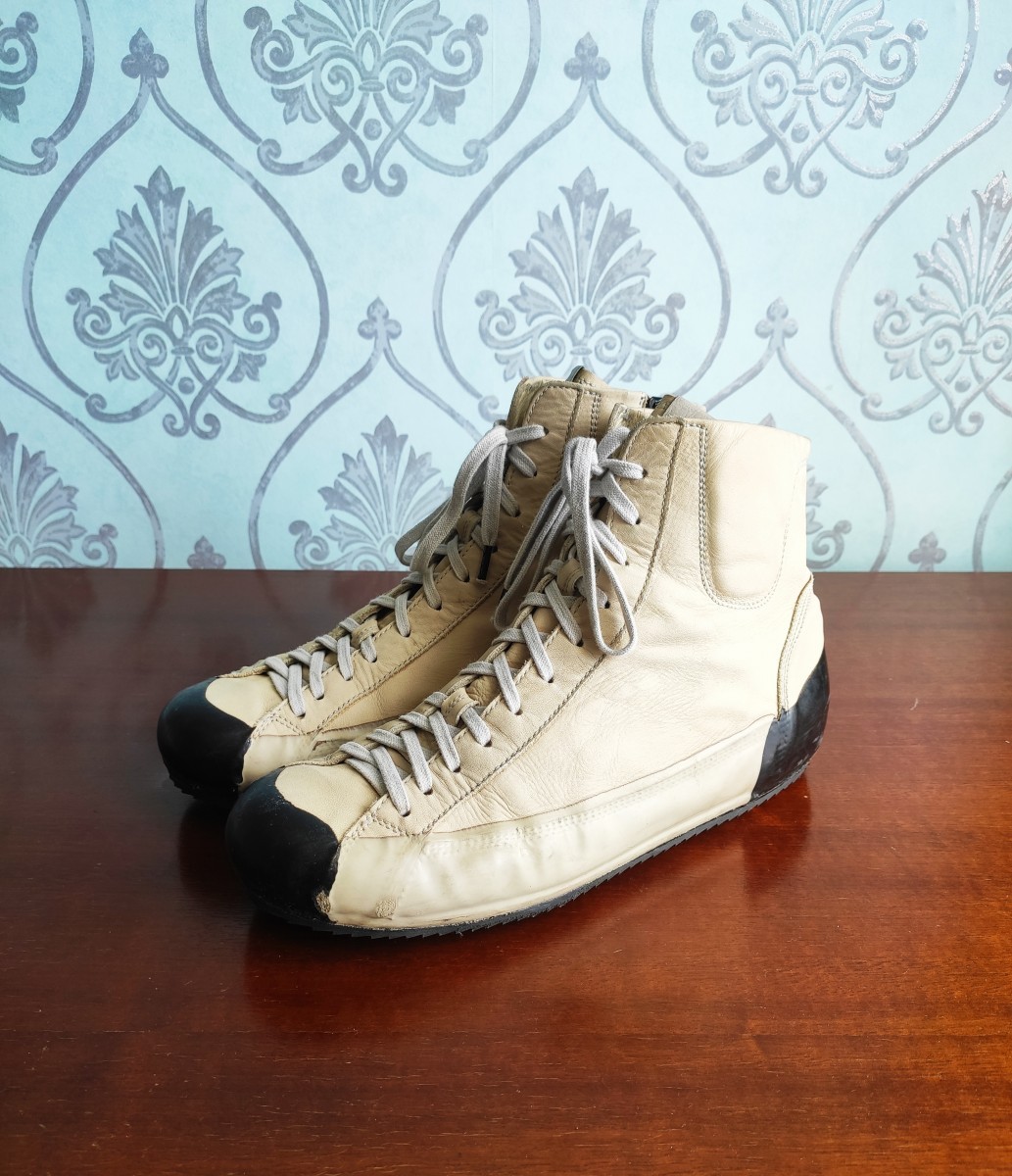 Oxs Rubber Soul - Polacco white hi-tops. - 2