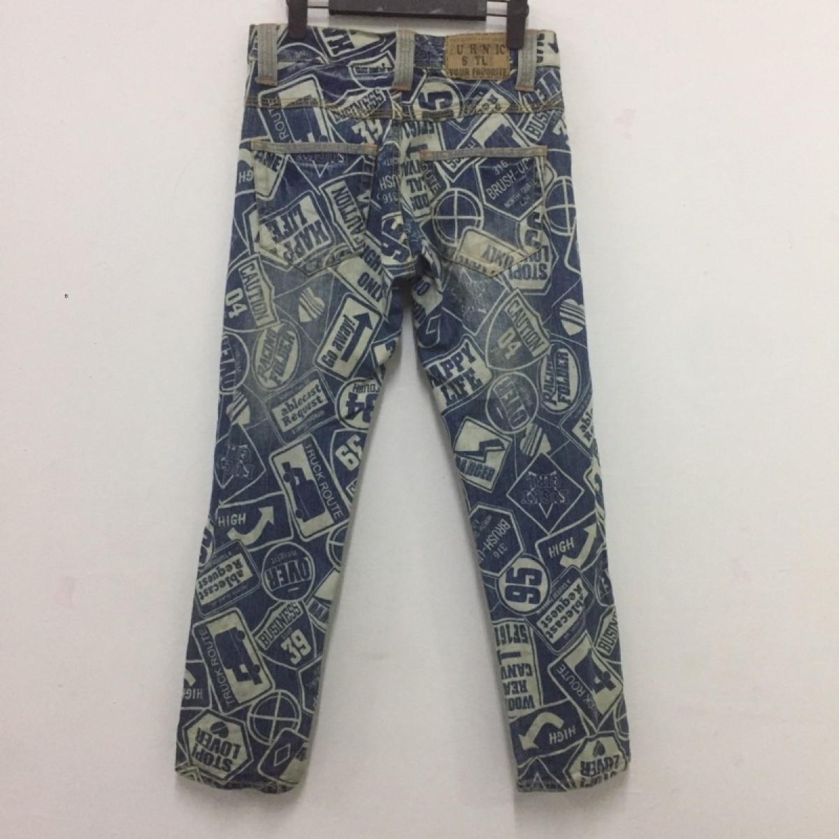 Japanese Brand - Full print jeans like hysteric glamour - 5