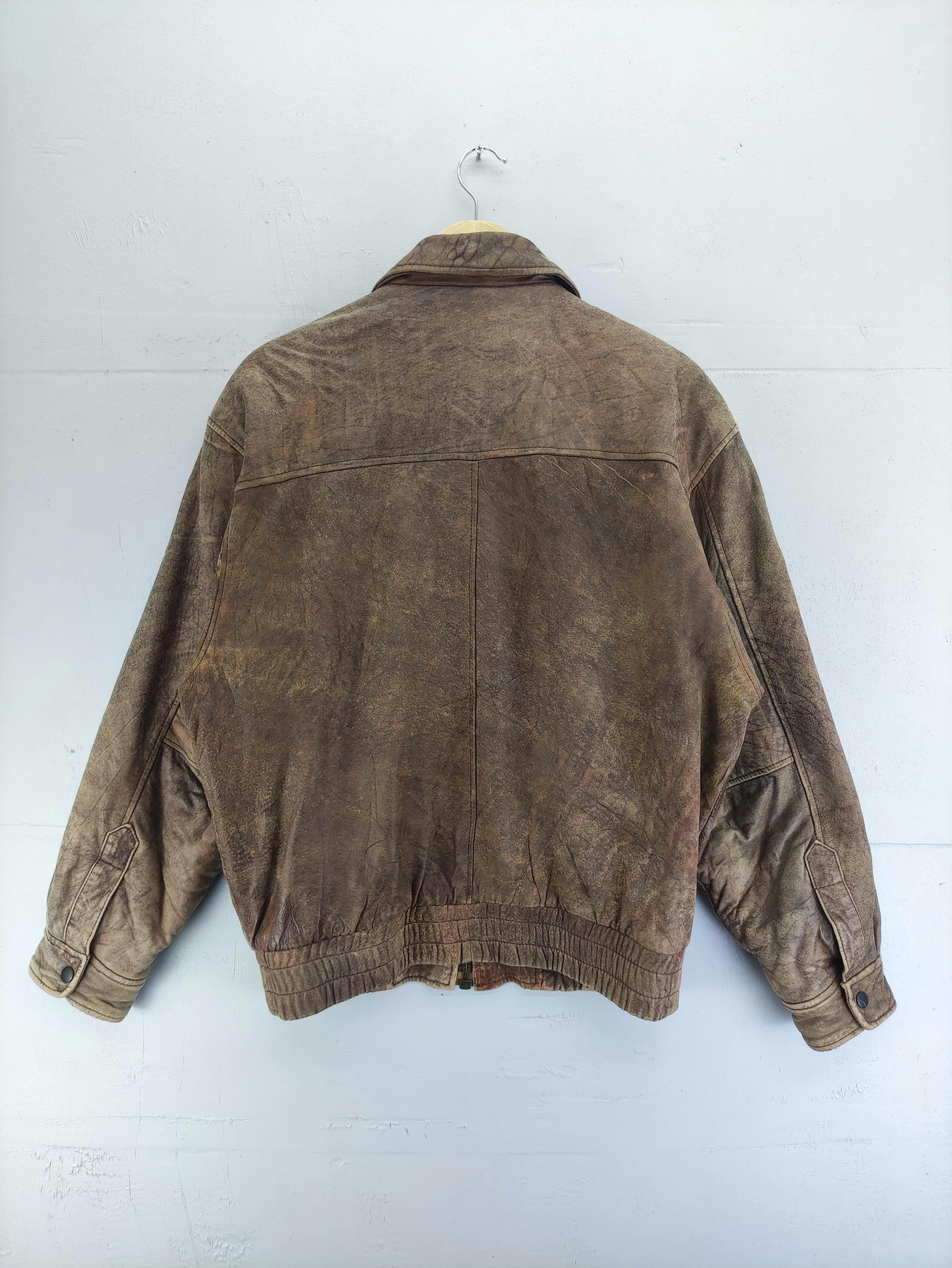 Vintage Lmdgees Sheep Leather Jacket Zipper - 13