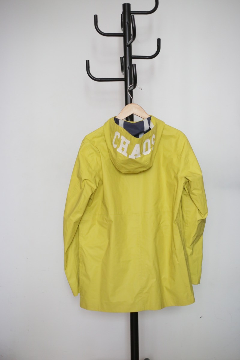Yellow Taped Seams Raincoat Size Medium - 2