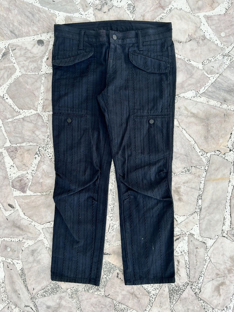Hysteric Japan Embroidery Black Down Pants - 1