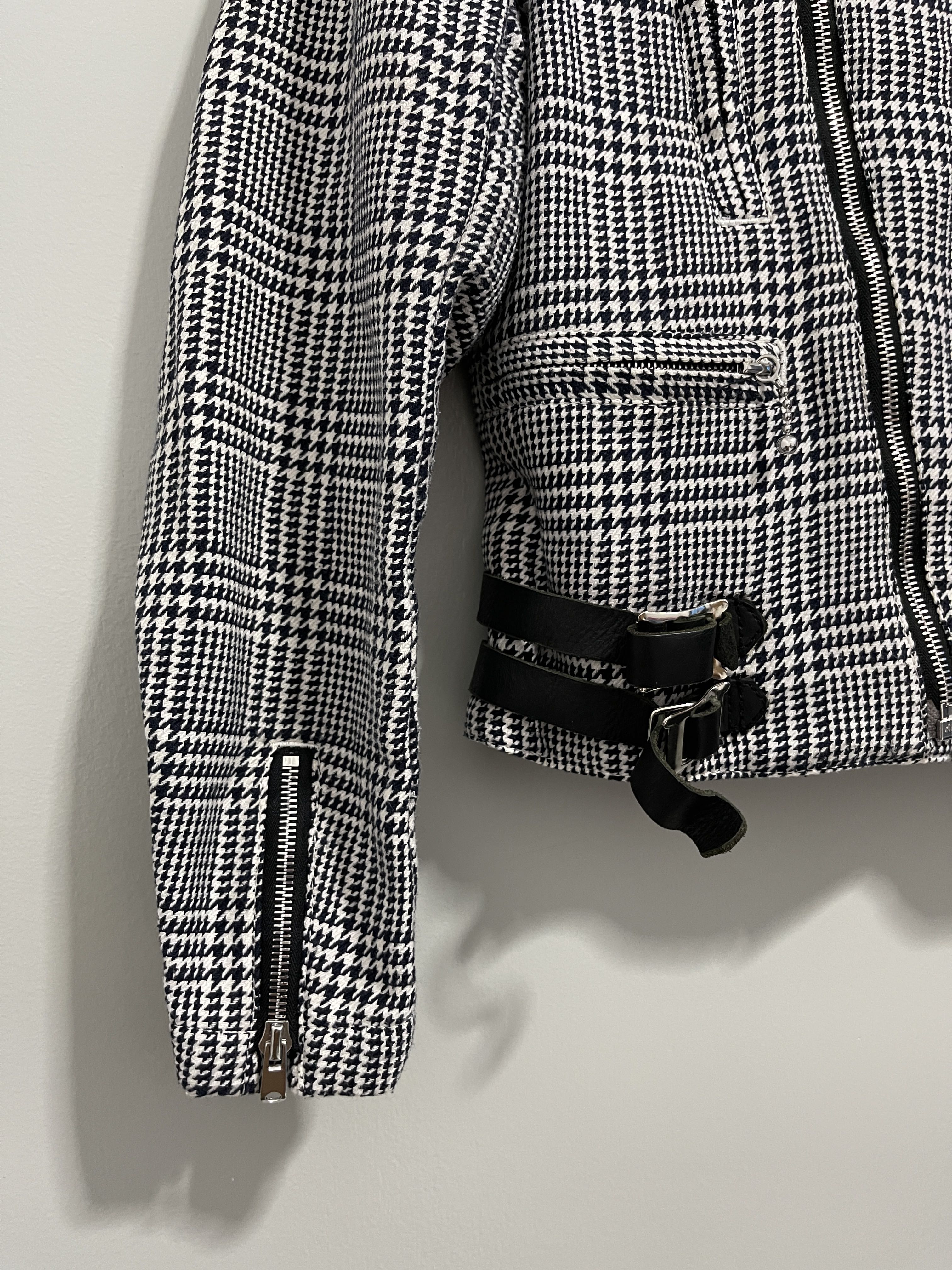 AW02 Comme Des Garcons x Lewis Leathers Rider Punk Jacket - 3