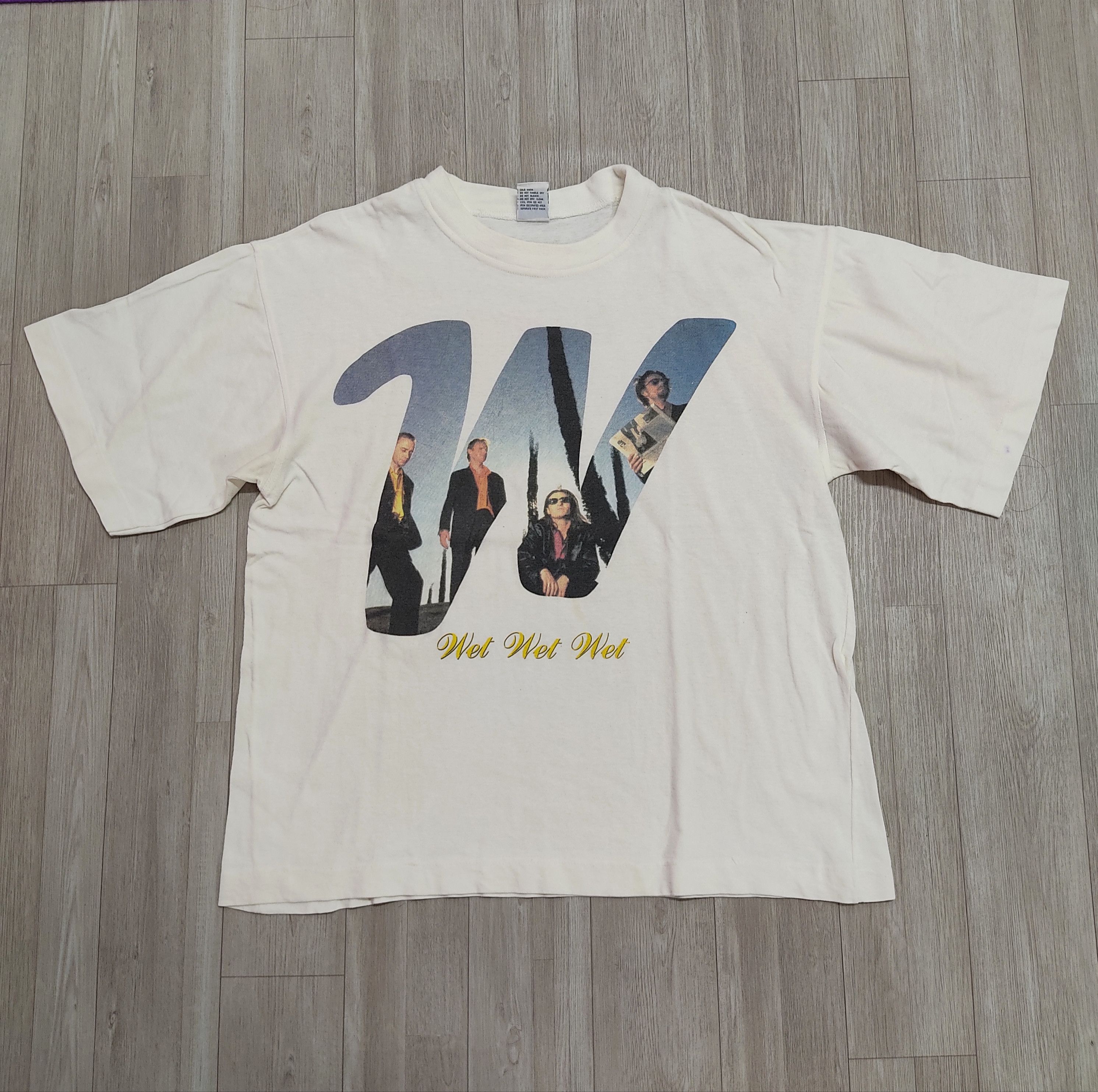 Vintage 90s WET WET WET Band Tour T-shirt - 3