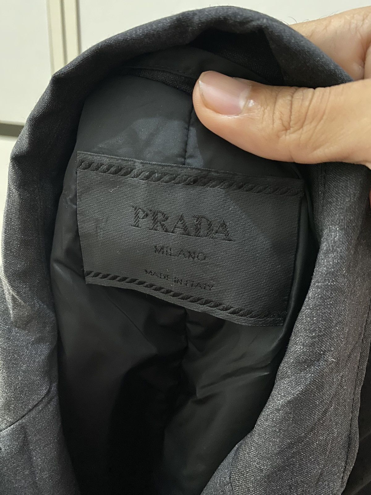 Prada Trench Coat Wool Padded Jacket Perfect Condition - 11