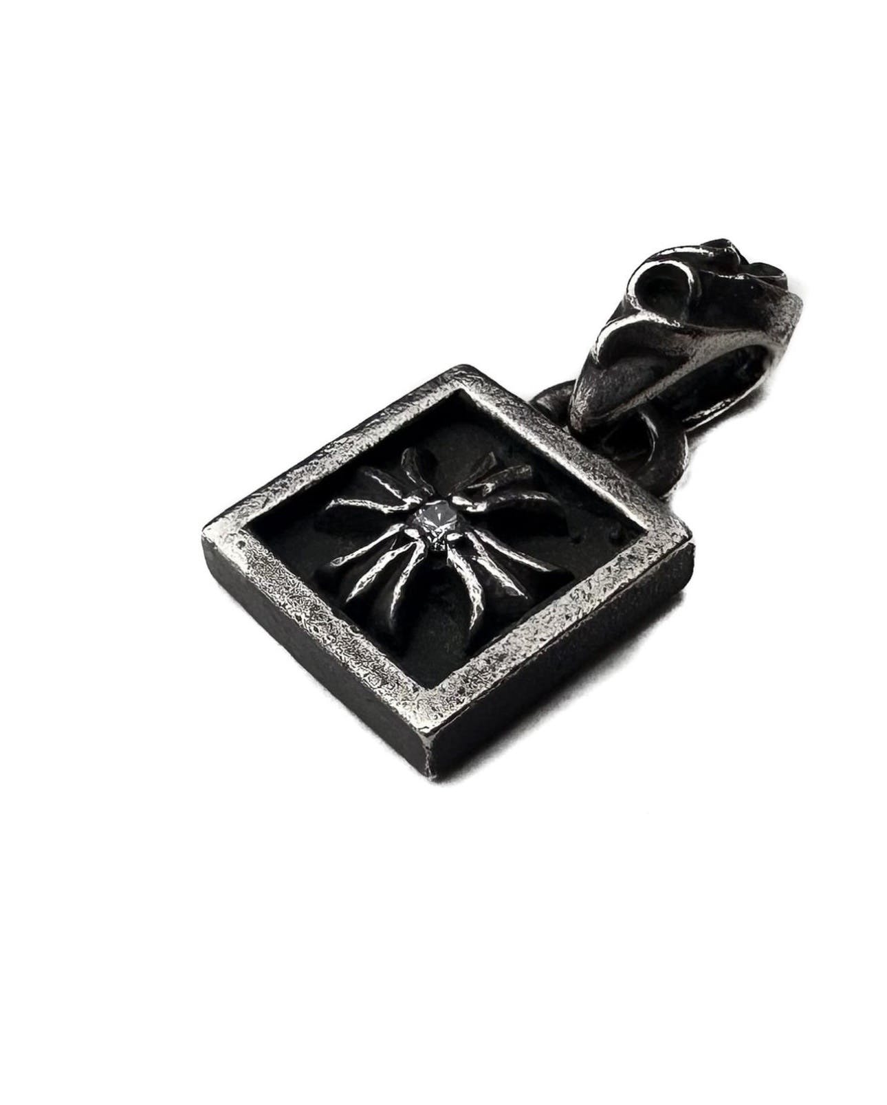 Chrome Hearts Framed Plus Pendant W/ Diamond - 1