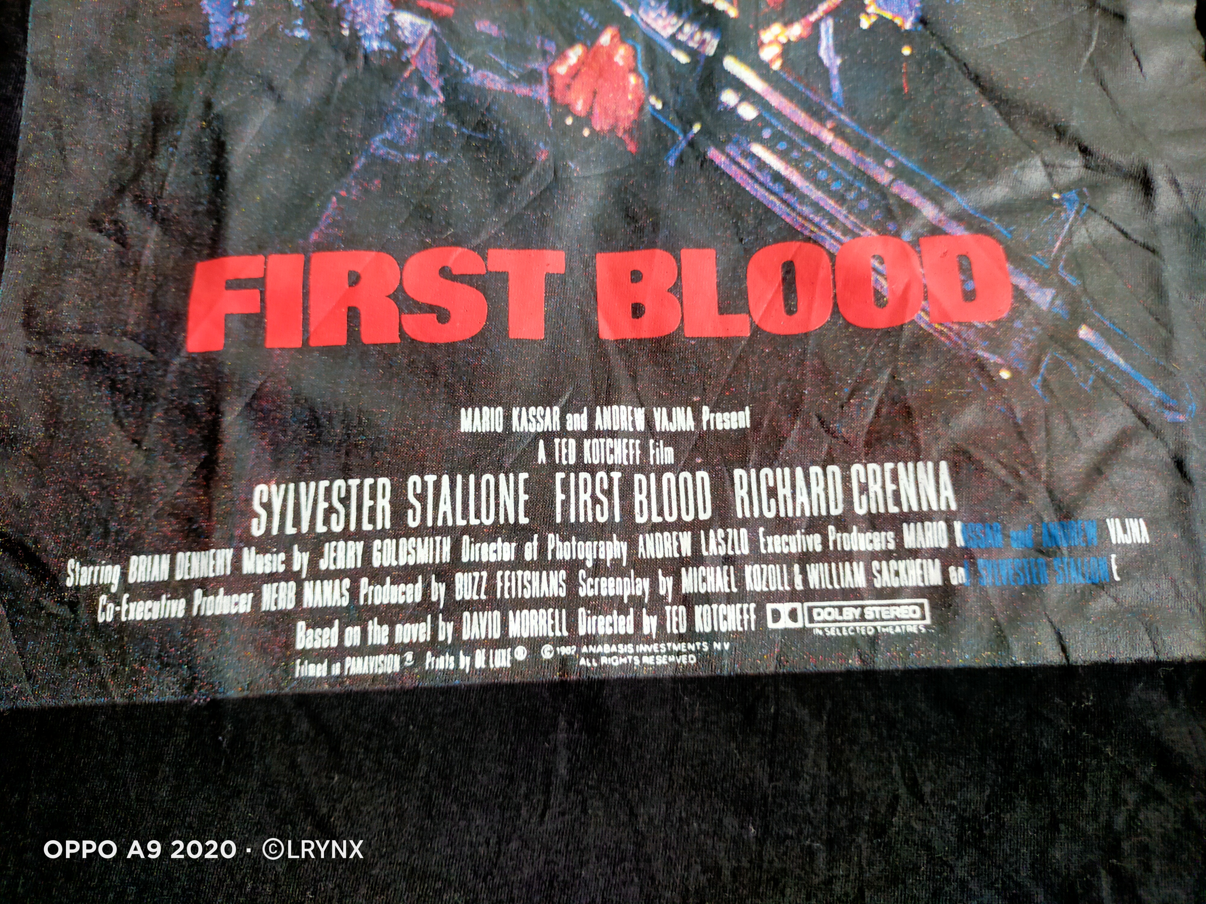 Movie - RAMBO FIRST BLOOD MOVIE T-SHIRT - 1