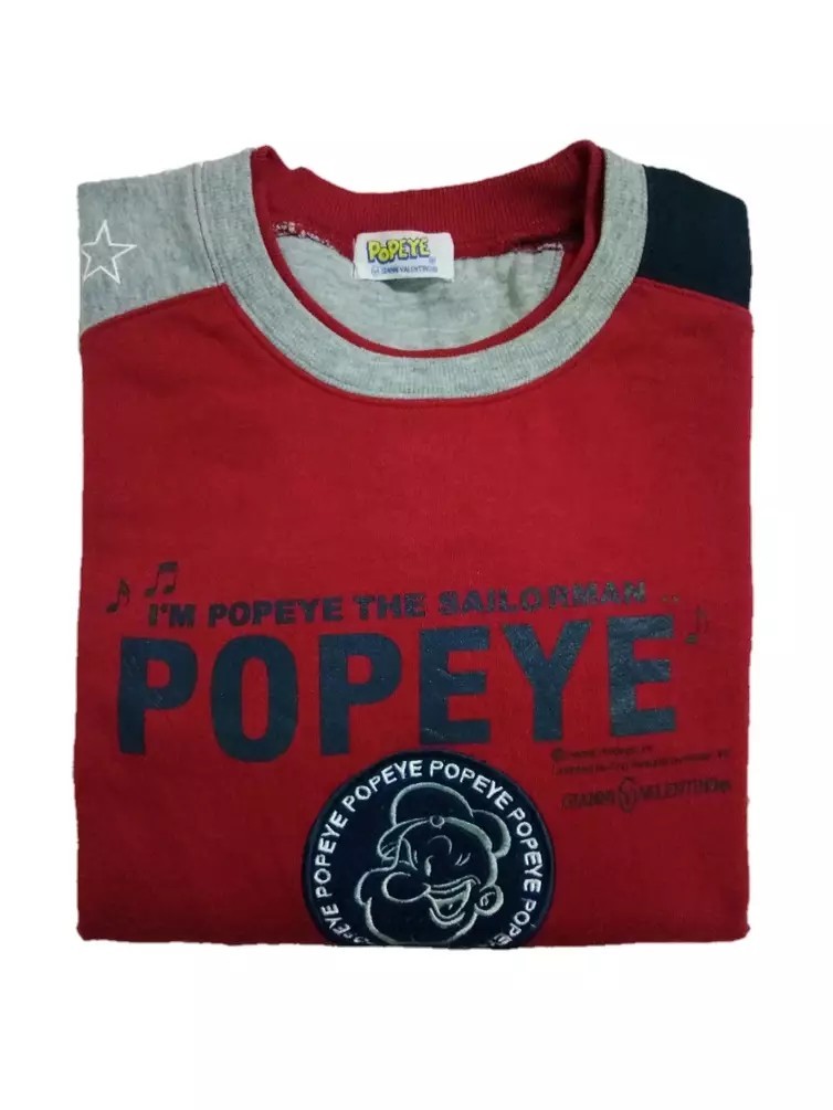 Gianni - Rare! GIANNI VALENTINO X Popeye cartoon Sweatshirt - 10