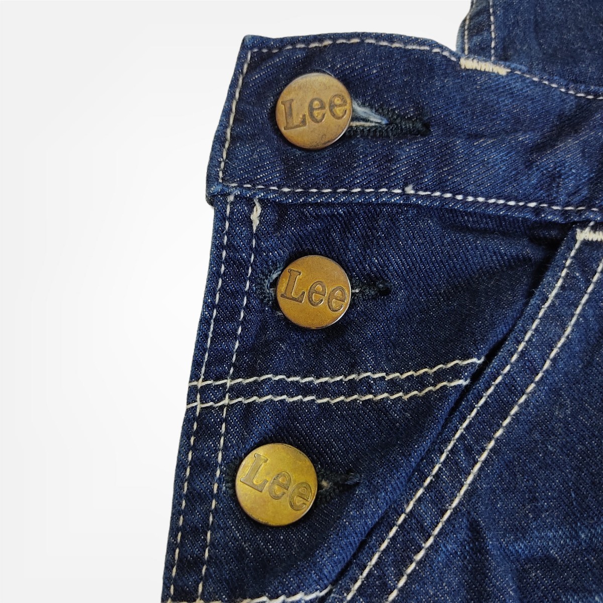 Lee - Vintage Lee Union Made Worker Denim Dungarees Sleeveless - 7