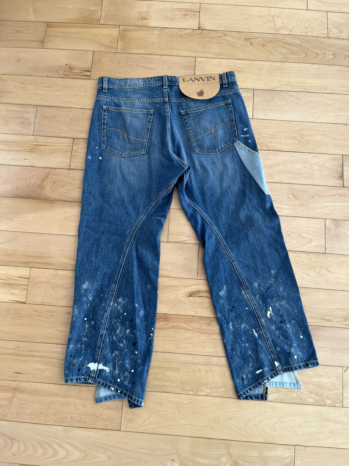 Lanvin X Gallery Dept Flared painter Denim - 2