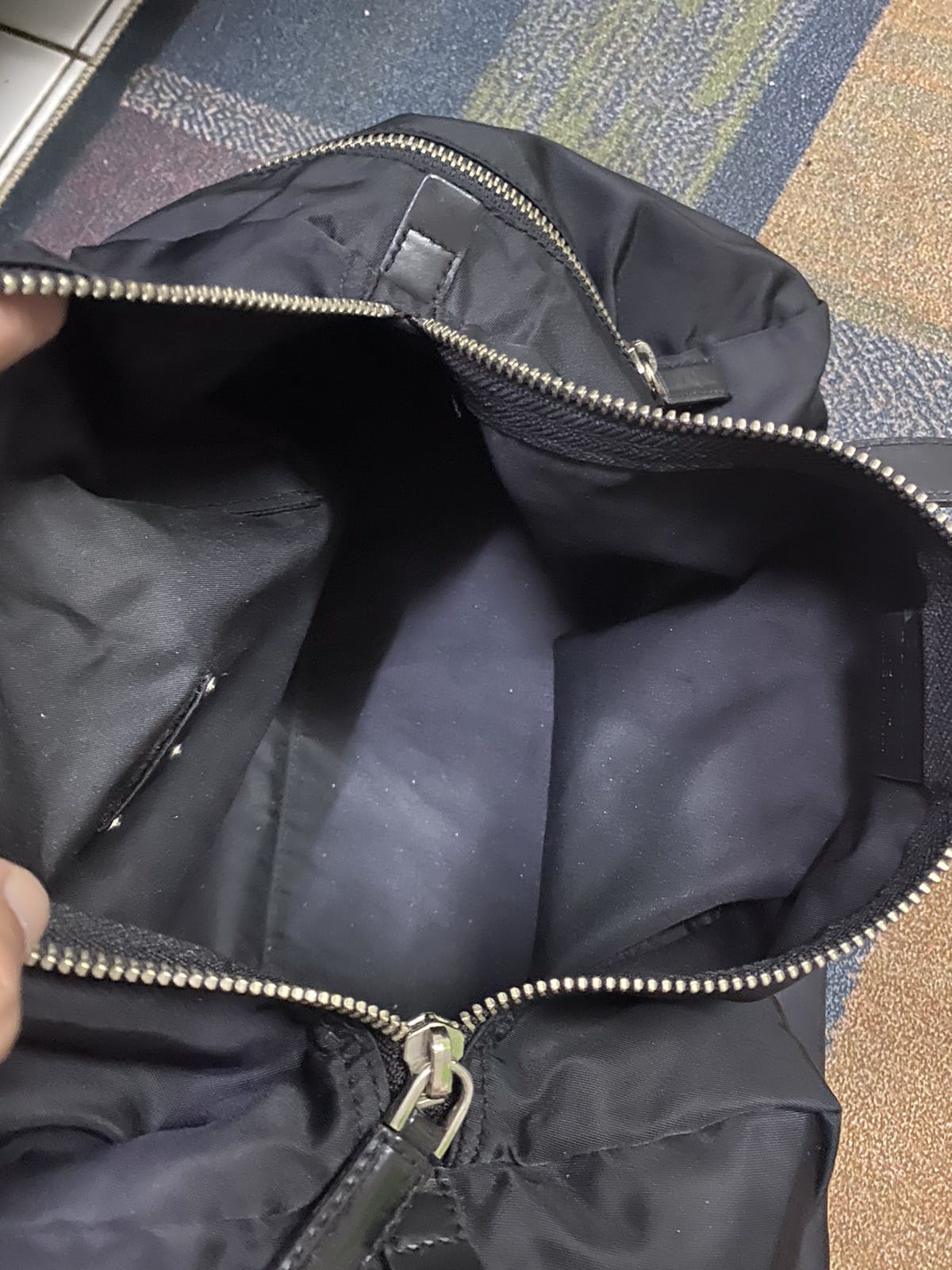 Authentic Prada Tessuto Nyalon Duffle Hand Bag - 15