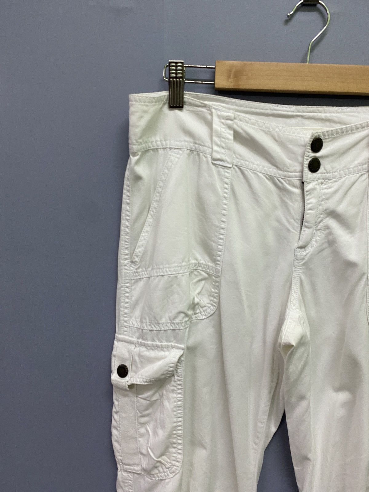 Cargo AEROPOSTALE 8 Pocket Parachute White Pants - 4