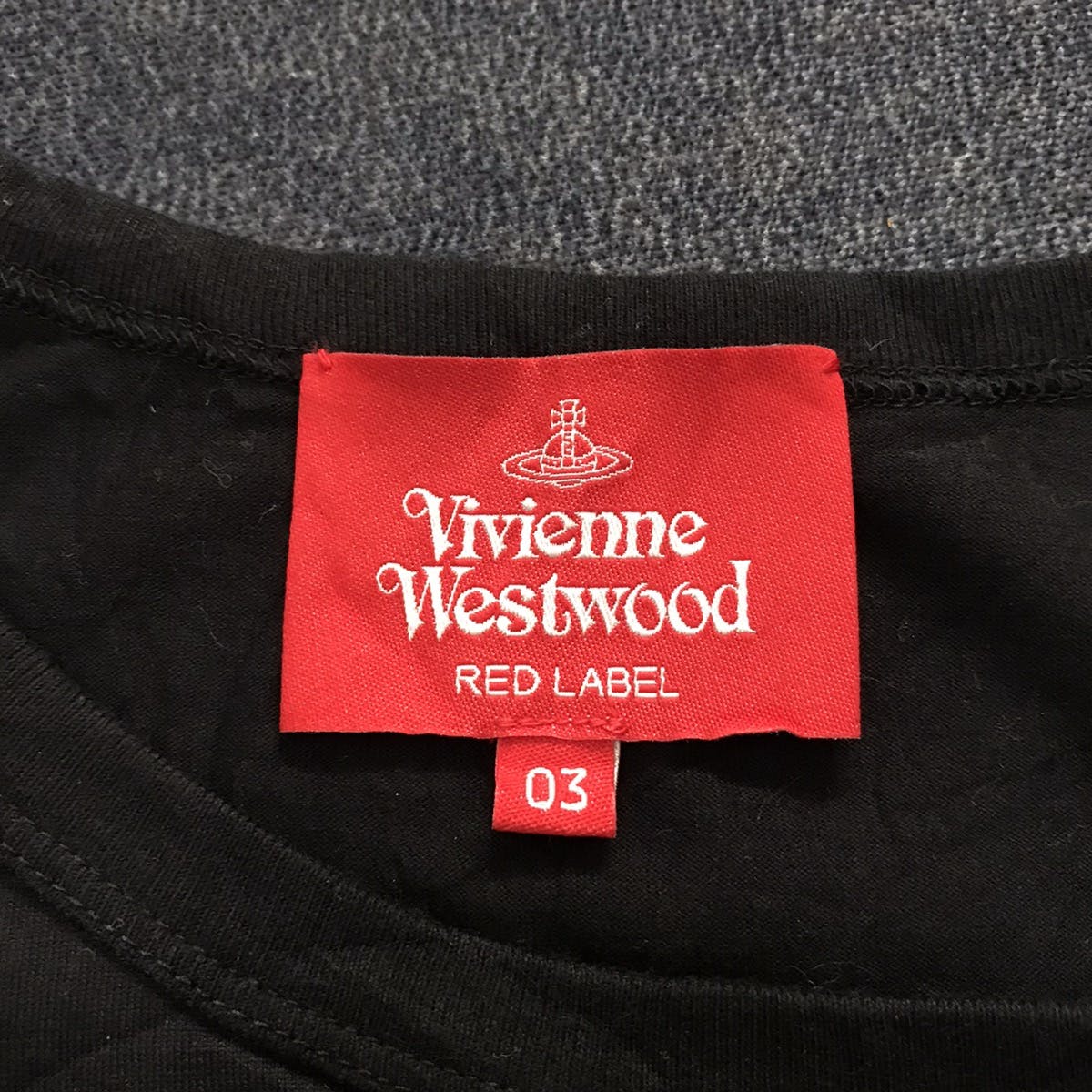 Rare Red Big Logo Vivienne Westwood Long Sleeve Tshirt - 11