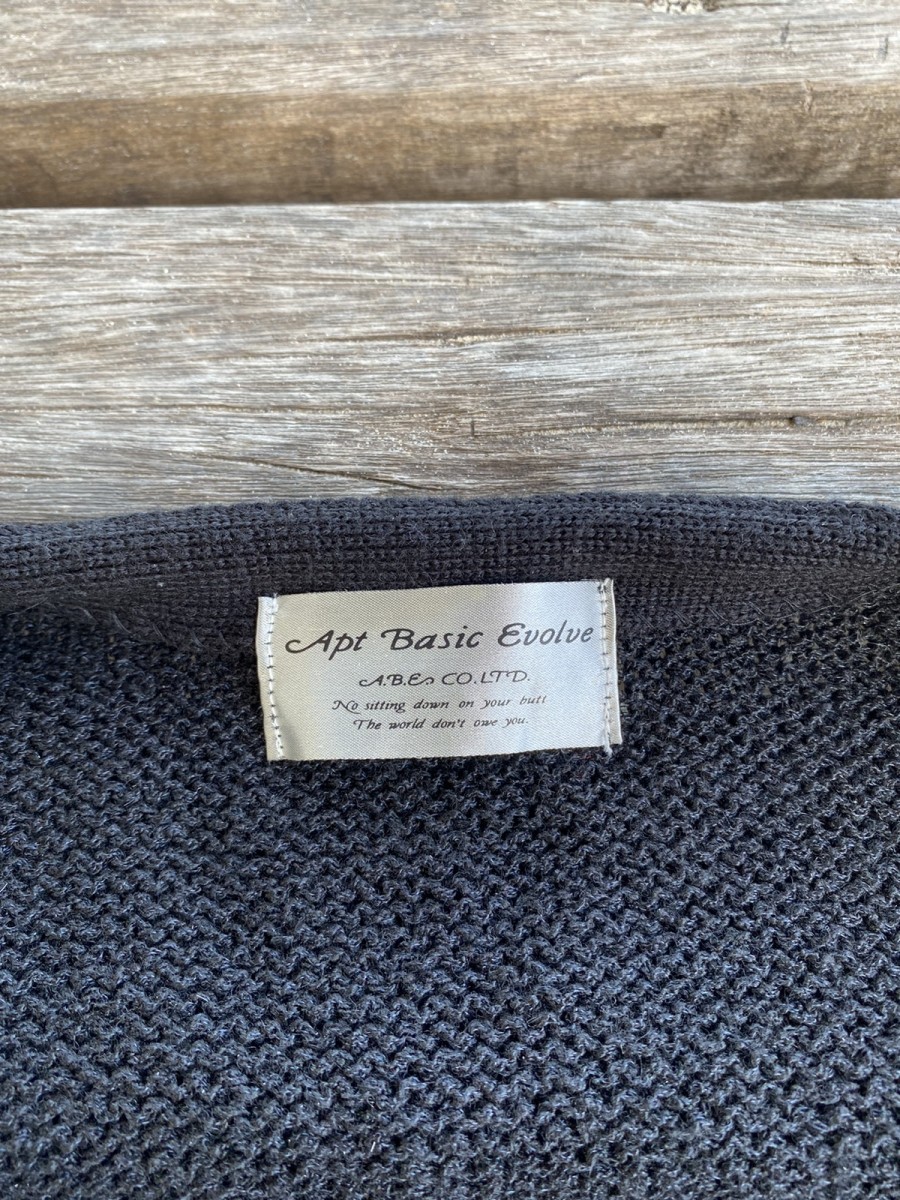 Cardigan - Apt Basic Evolve Wool Blend Knitted Sweater Cardigan - 8
