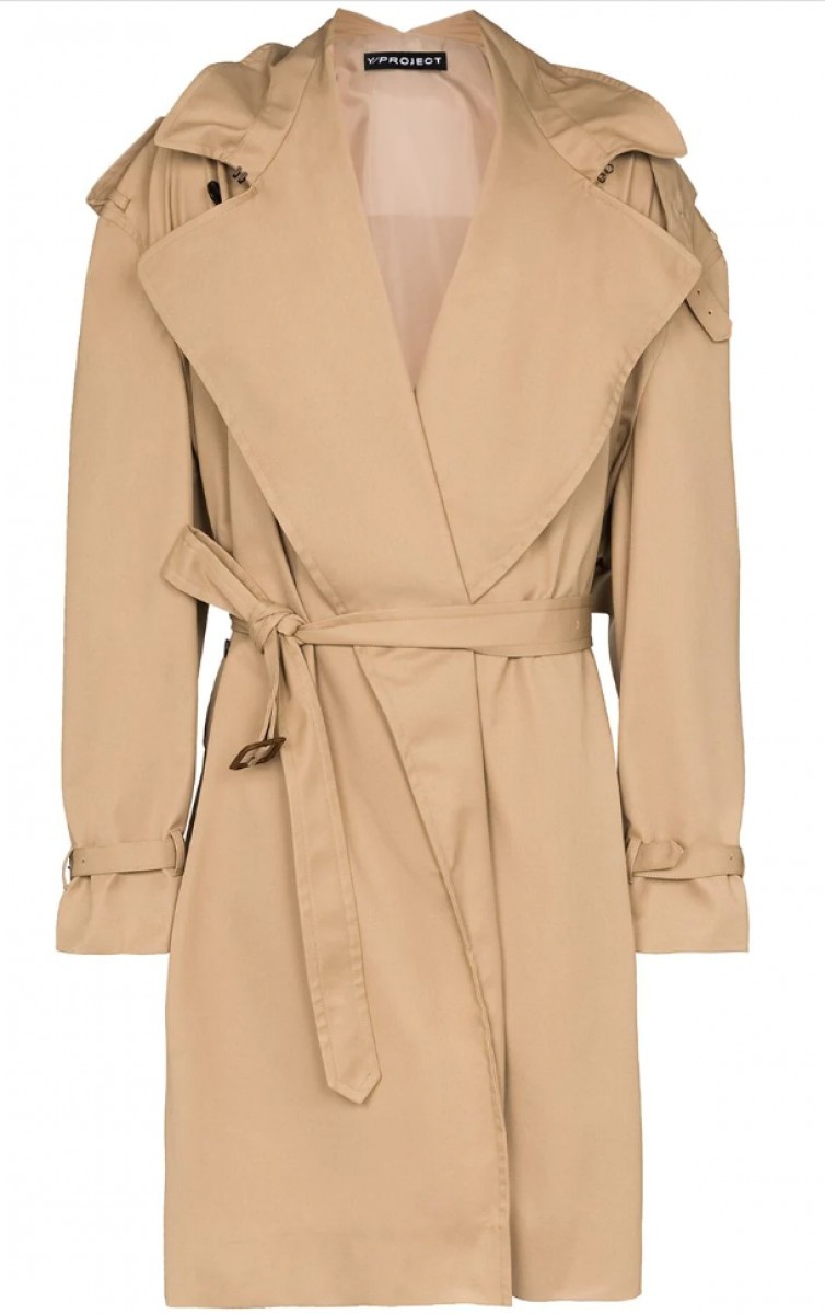 BNWT SS20 Y/PROJECT INFINITY EXAGGERATED TRENCH COAT S - 8