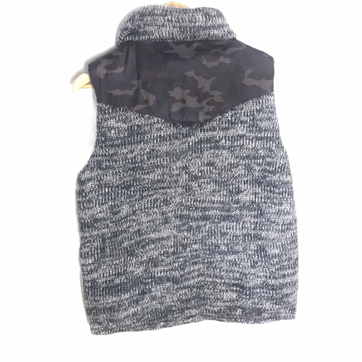 Japanese Brand - Halham camouflage knitted down vest jacket - 2