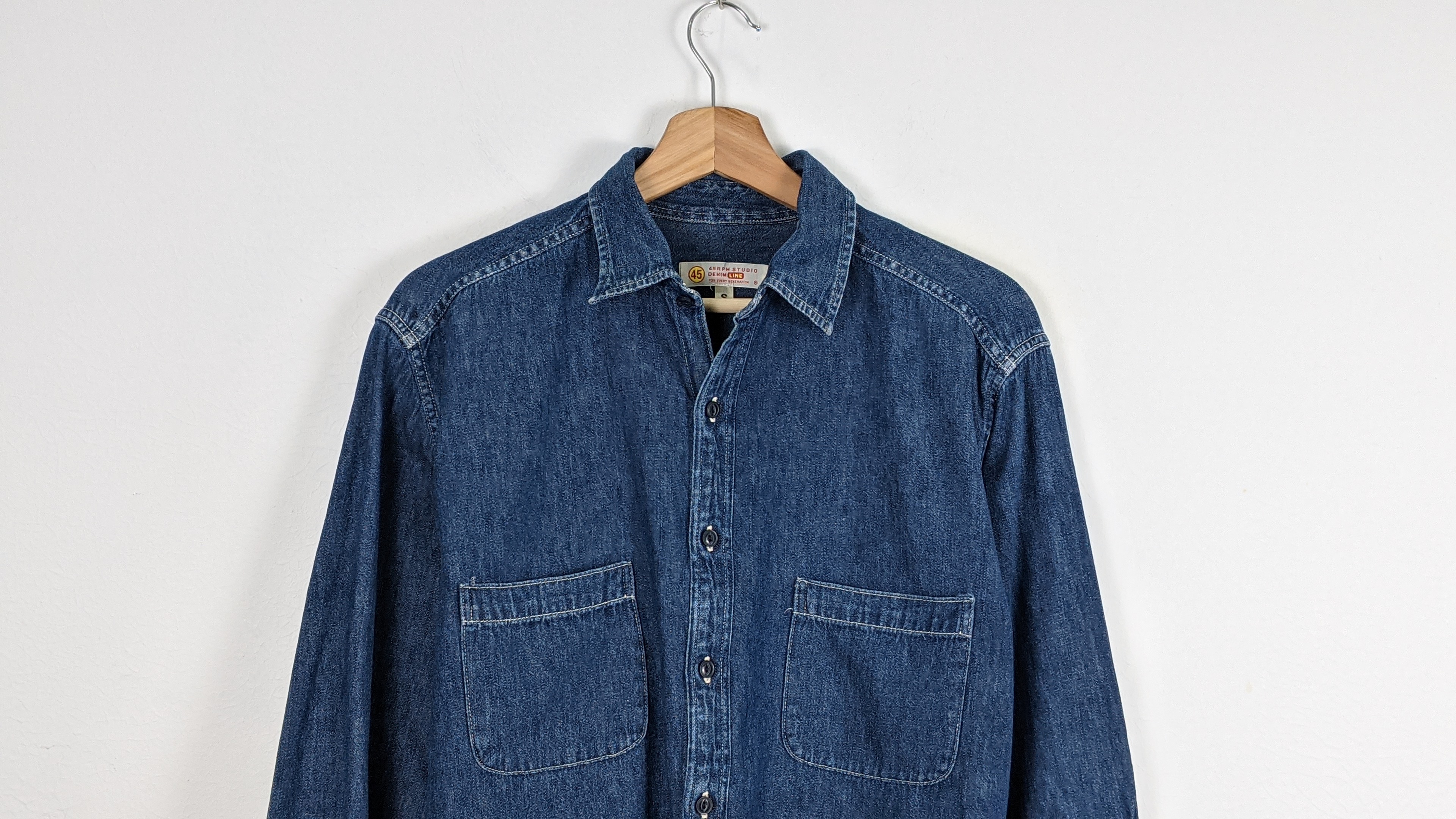 Other Designers 45rpm - 45RPM Studio Denim Jeans Shirt | junkstuff