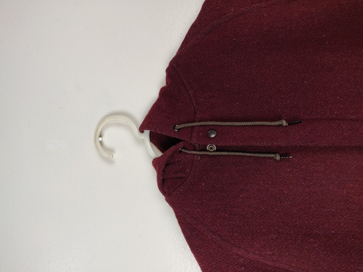 Made In Usa - 60s RAU Fastner Company Wool Hoodie Jacket - 2