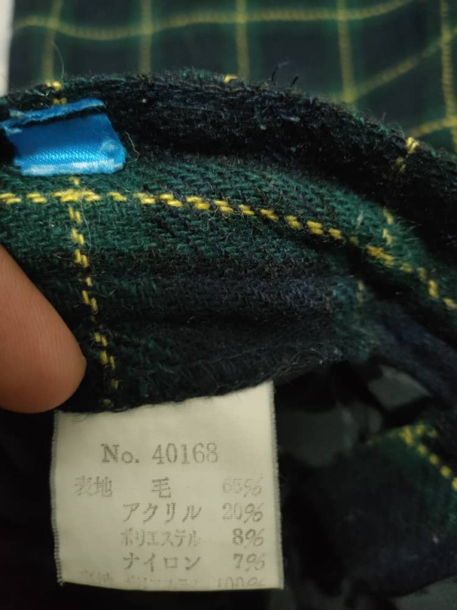 Japanese Brand - Wool checkered Pant - 5