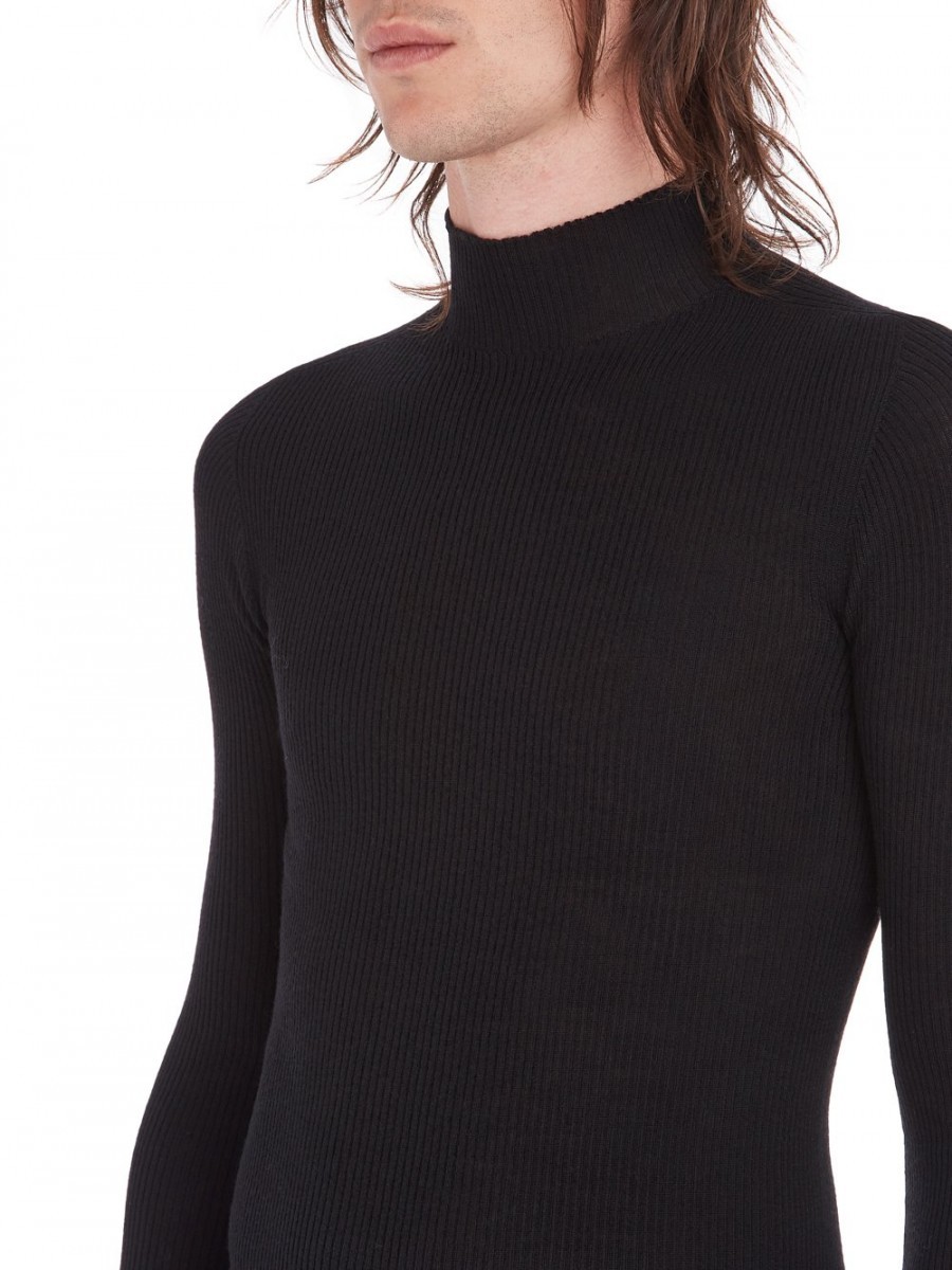 BNWT AW20 RICK OWENS "PERFORMA" RIBBED LUPETTO SWEATER XL - 12