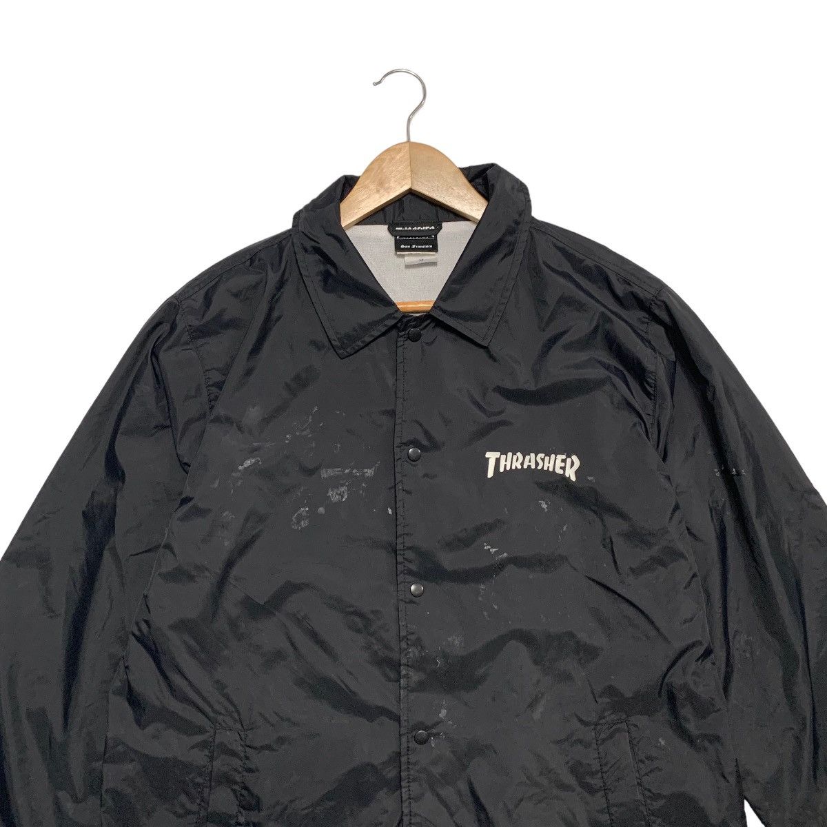 Thrasher Skateboard Magazine Big Logo Nylon Jacket - 9