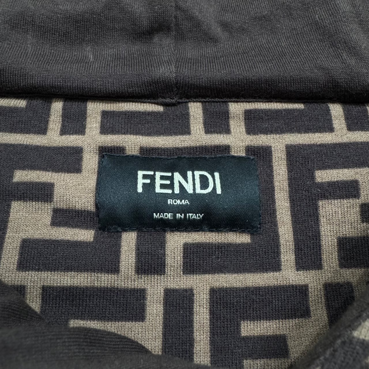 Fendi Double F full print hoodie - 3